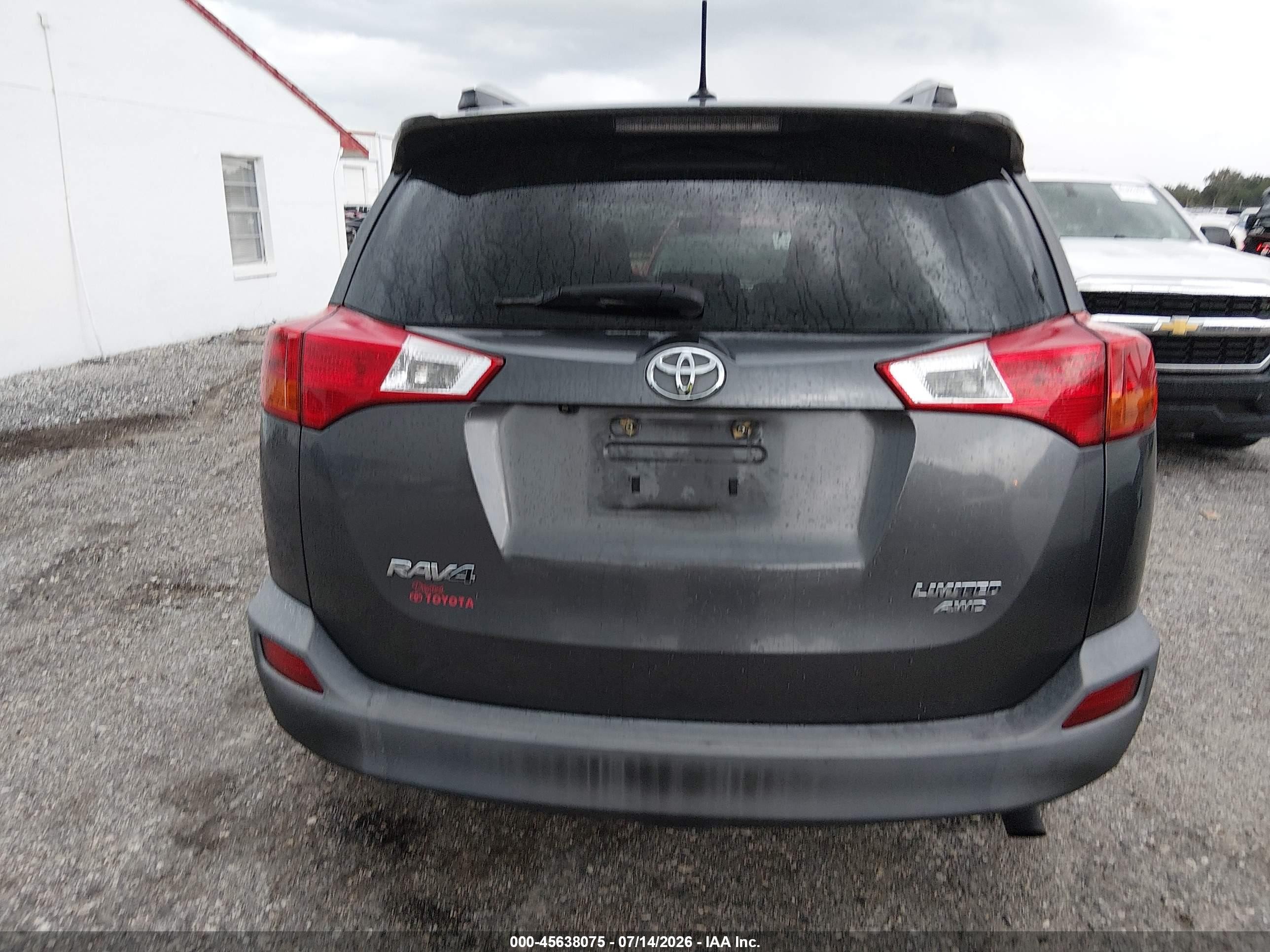 2013 Toyota Rav4 Limited Gray vin: 2T3DFREV4DW070949
