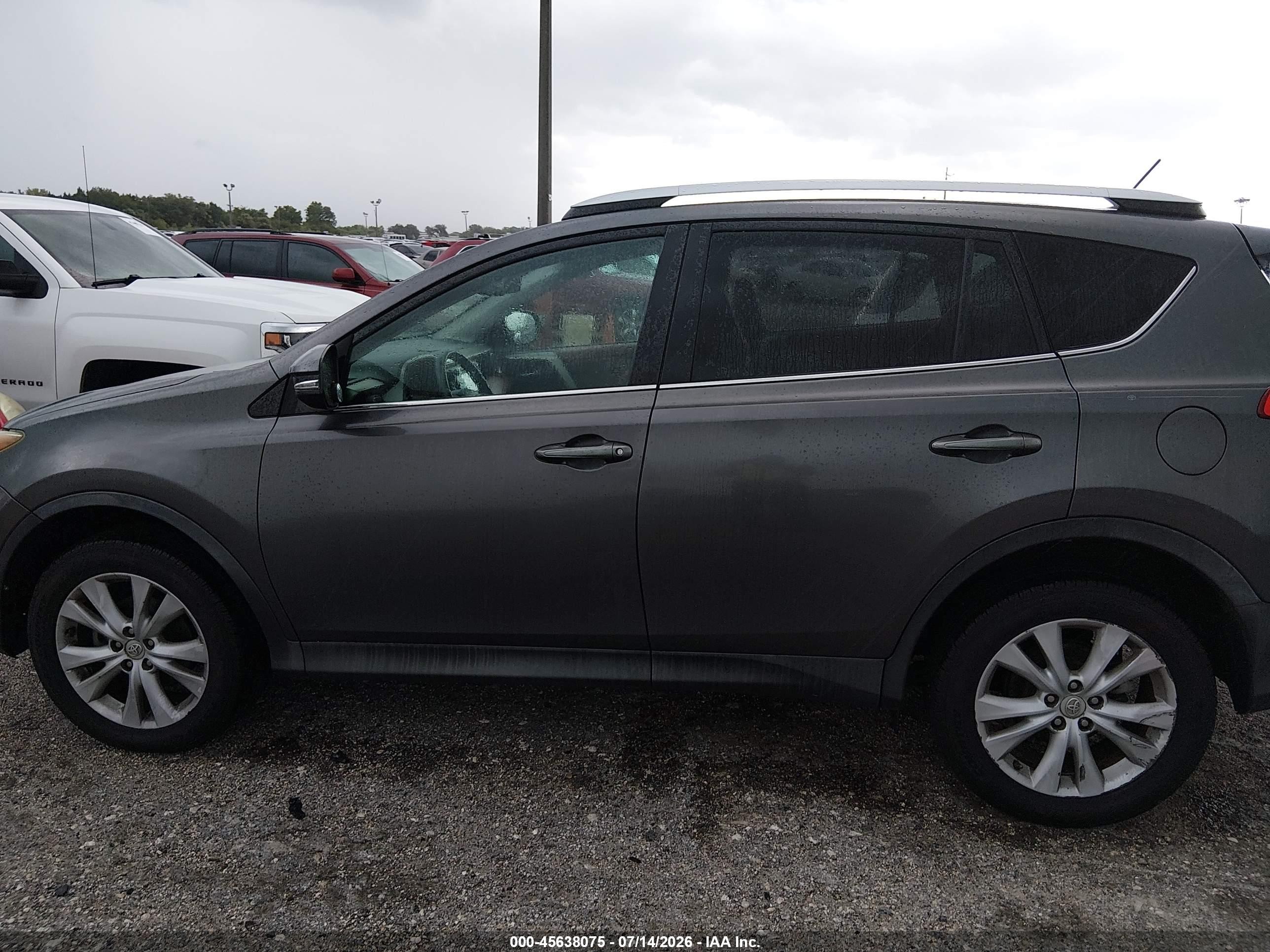 2013 Toyota Rav4 Limited Gray vin: 2T3DFREV4DW070949