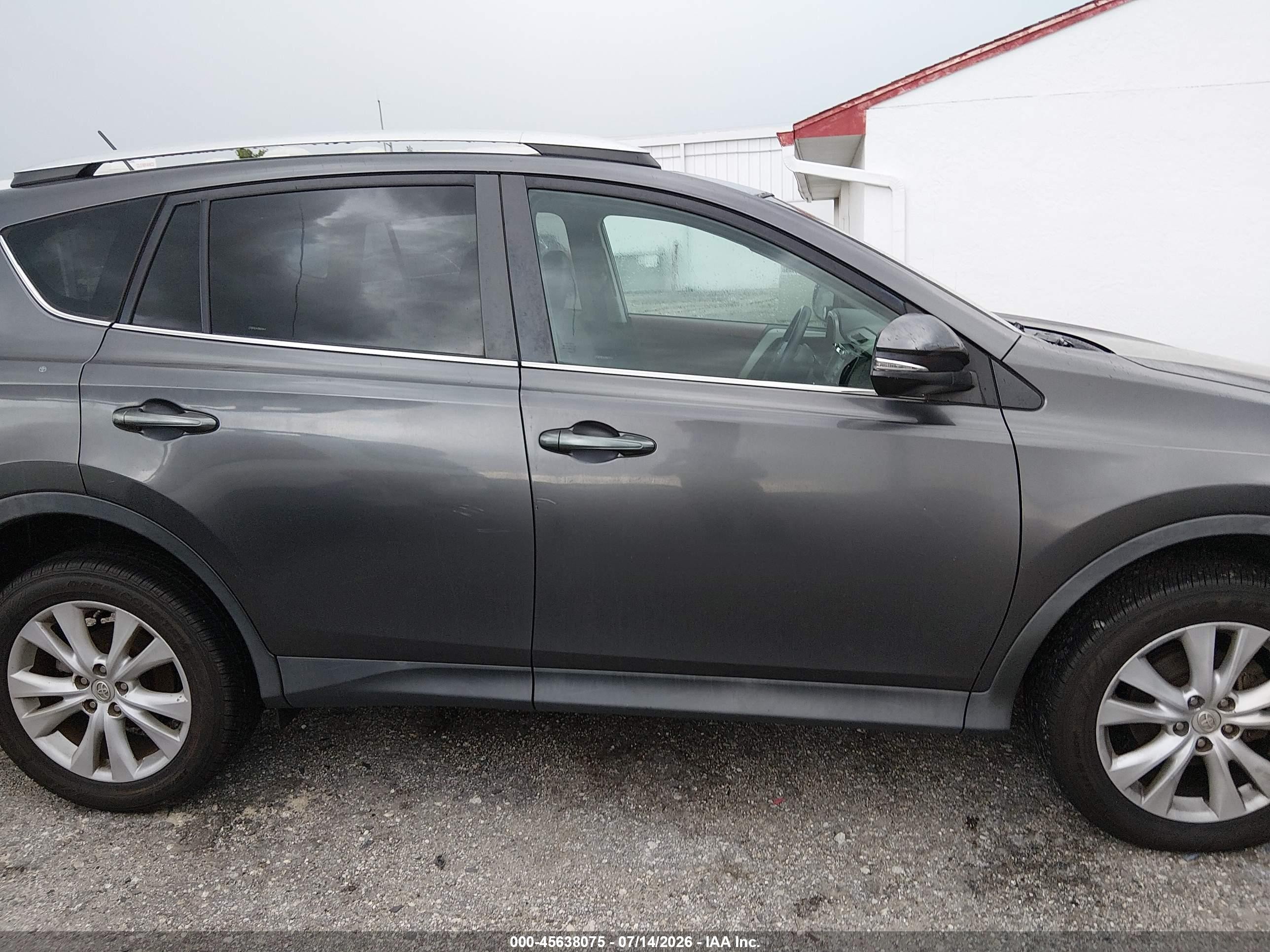 2013 Toyota Rav4 Limited Gray vin: 2T3DFREV4DW070949