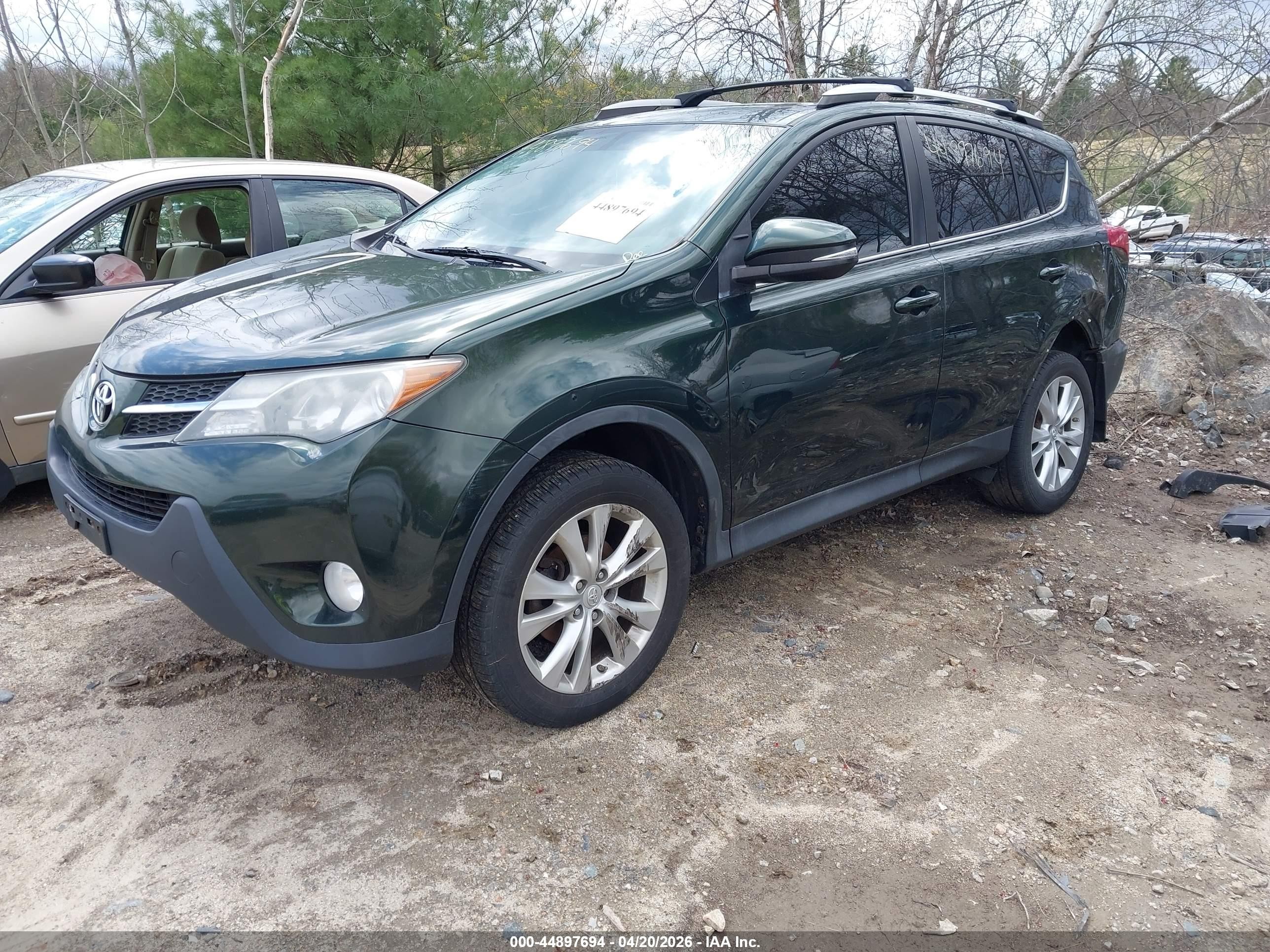 2013 Toyota Rav4 Limited Green vin: 2T3DFREV4DW091185