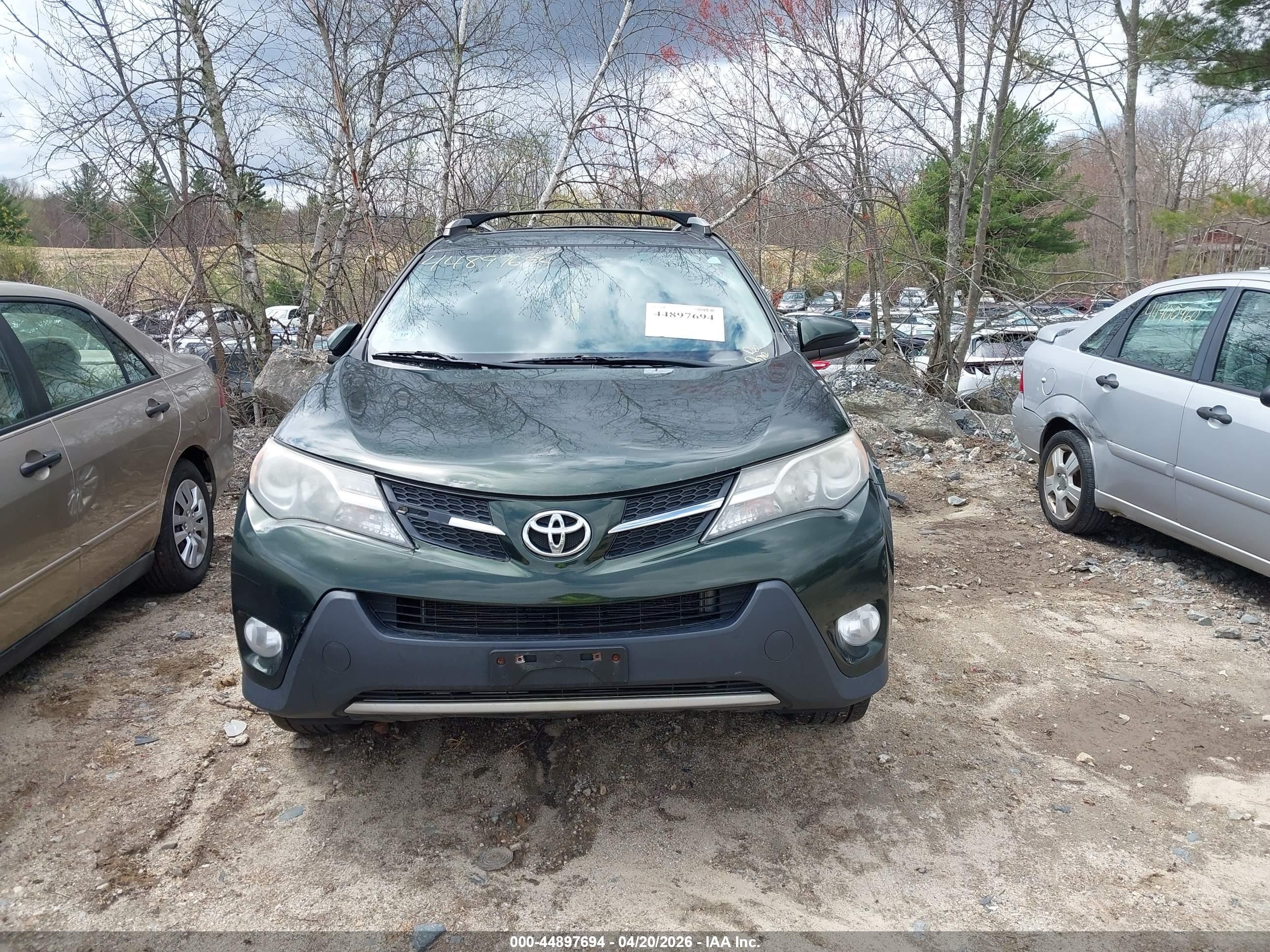 2013 Toyota Rav4 Limited Green vin: 2T3DFREV4DW091185