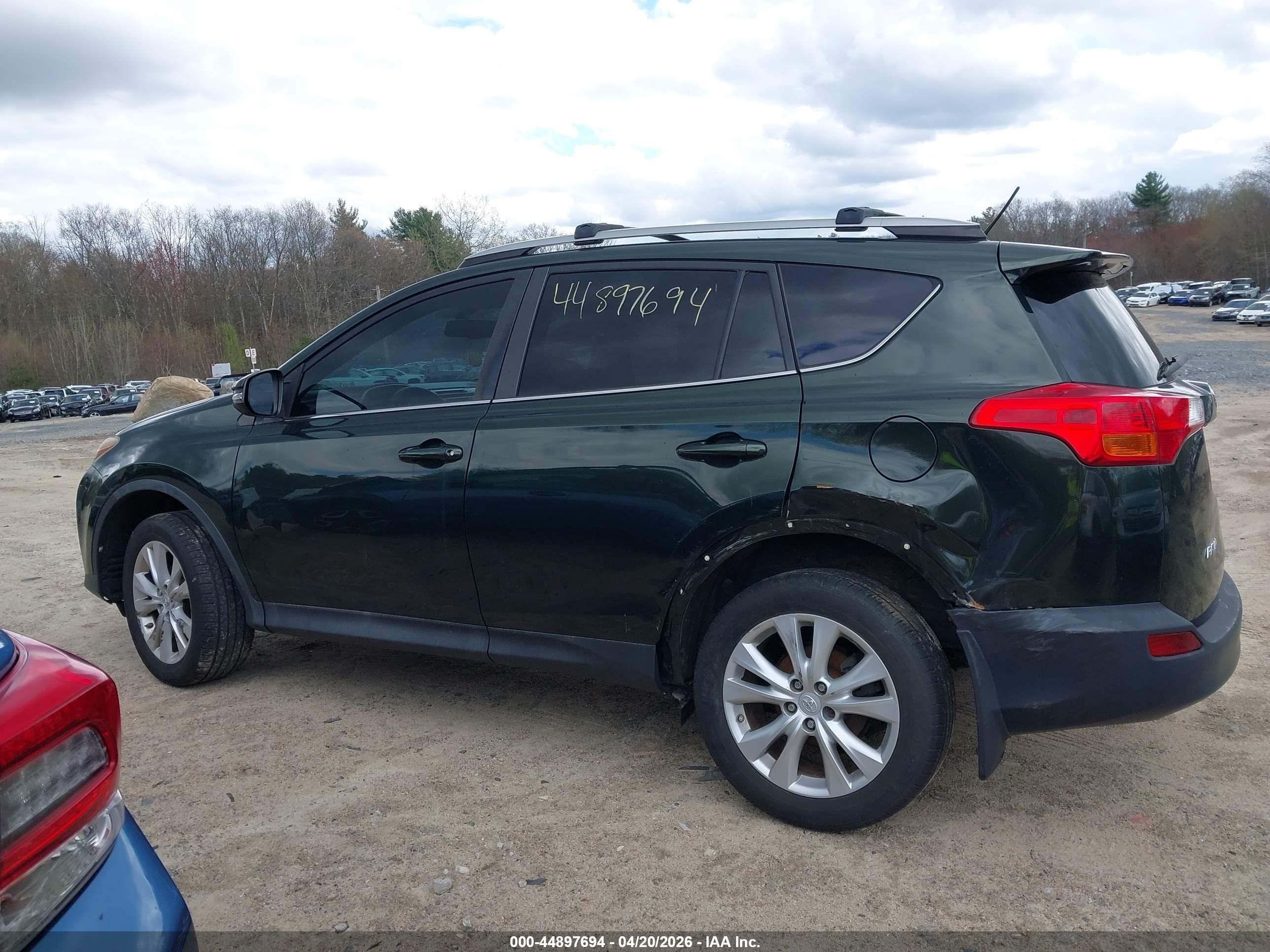 2013 Toyota Rav4 Limited Green vin: 2T3DFREV4DW091185