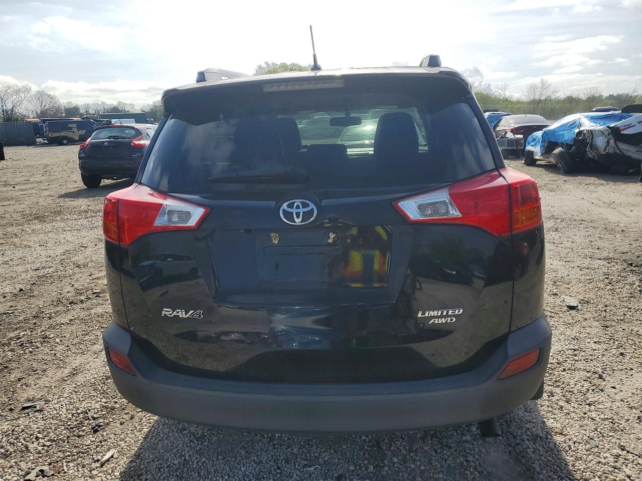 2013 Toyota Rav4 Limited Black vin: 2T3DFREV4DW092580