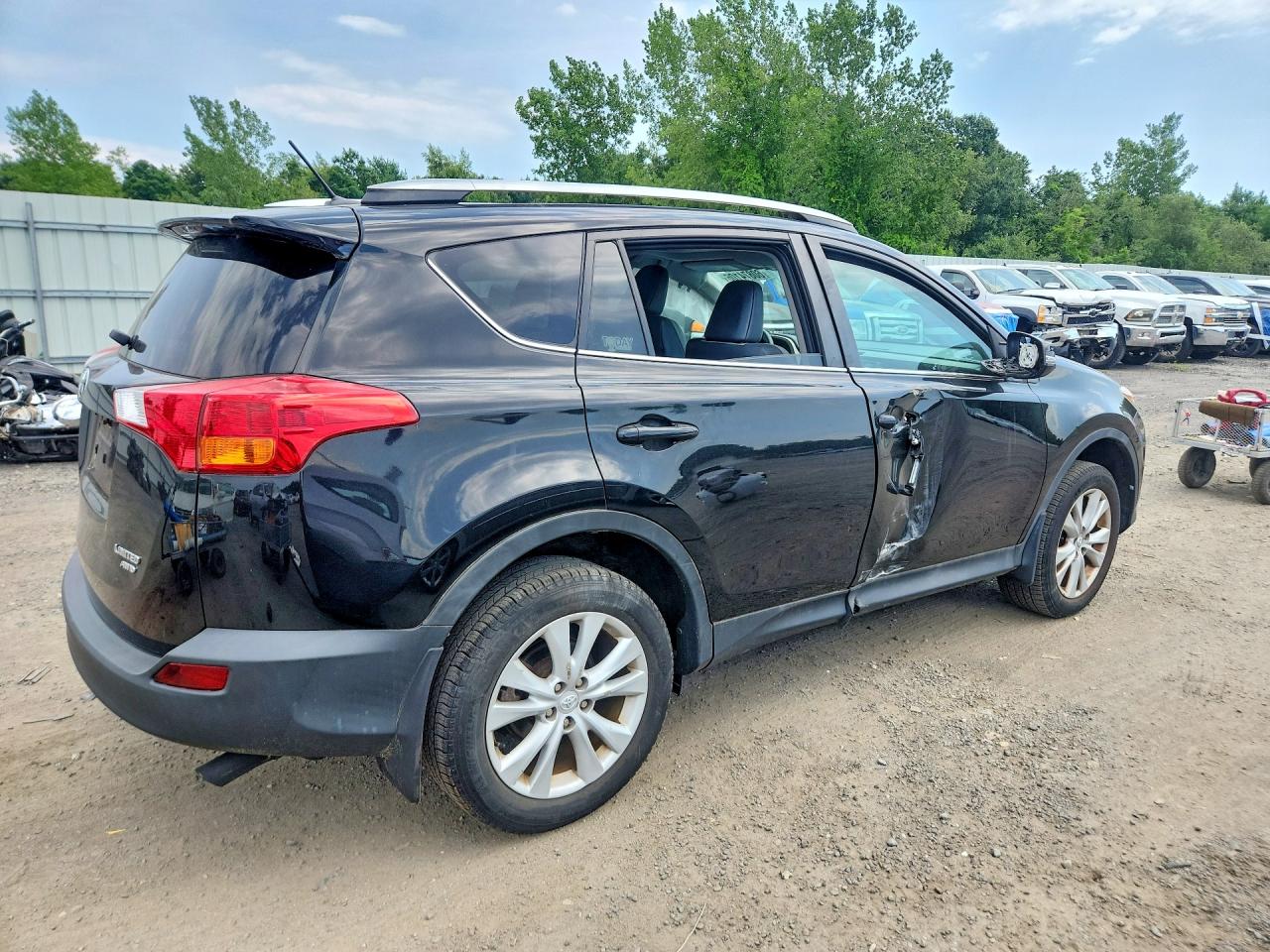 2013 Toyota Rav4 Limited Black vin: 2T3DFREV4DW096032