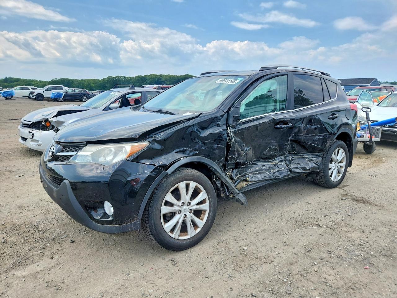 2013 Toyota Rav4 Limited Black vin: 2T3DFREV4DW096032
