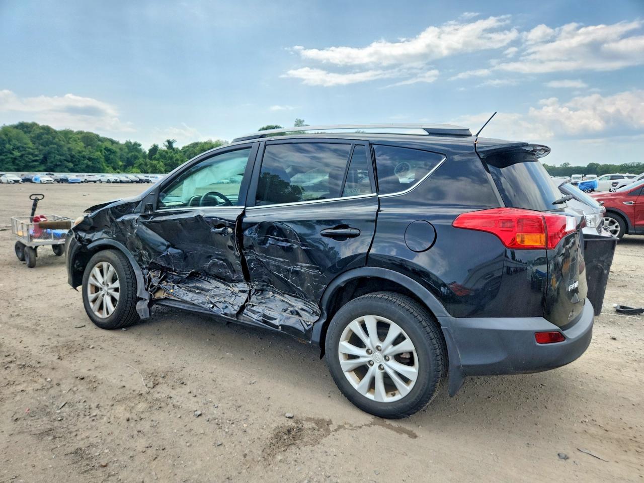 2013 Toyota Rav4 Limited Black vin: 2T3DFREV4DW096032