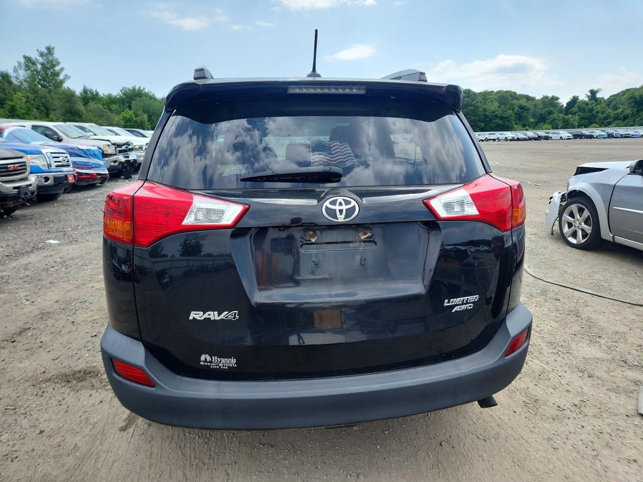 2013 Toyota Rav4 Limited Black vin: 2T3DFREV4DW096032