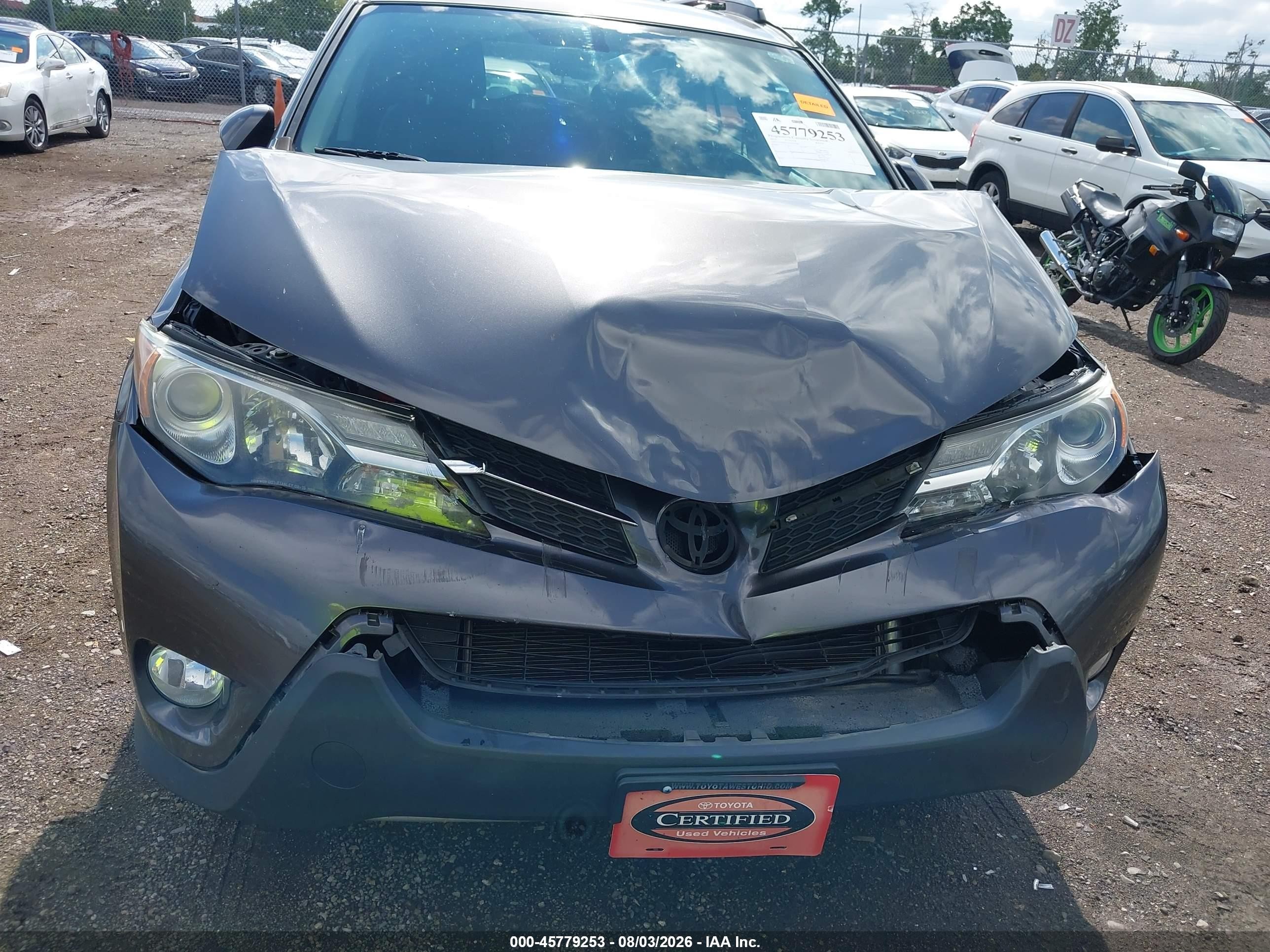 2013 Toyota Rav4 Limited Gray vin: 2T3DFREV4DW101407