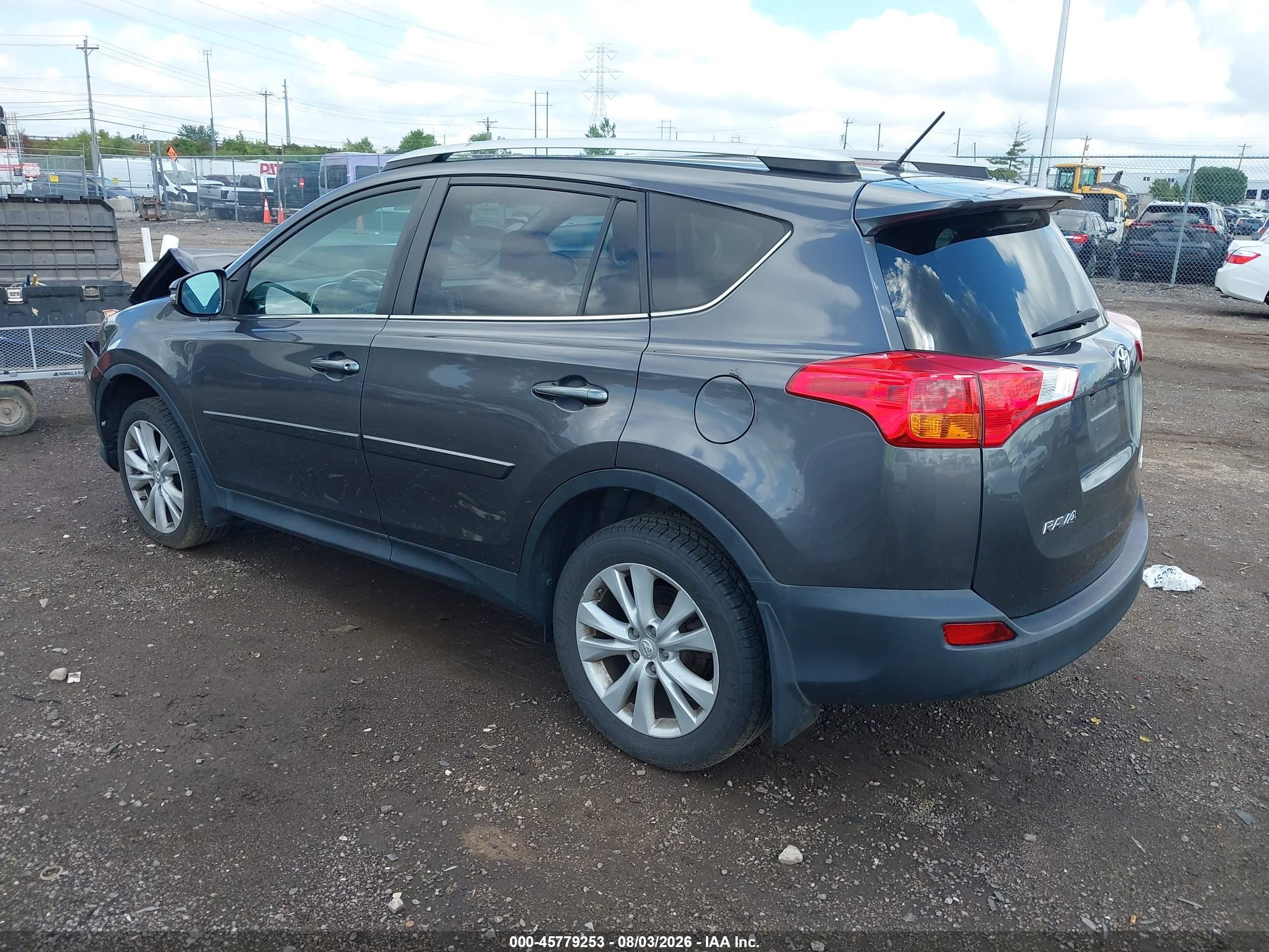 2013 Toyota Rav4 Limited Gray vin: 2T3DFREV4DW101407