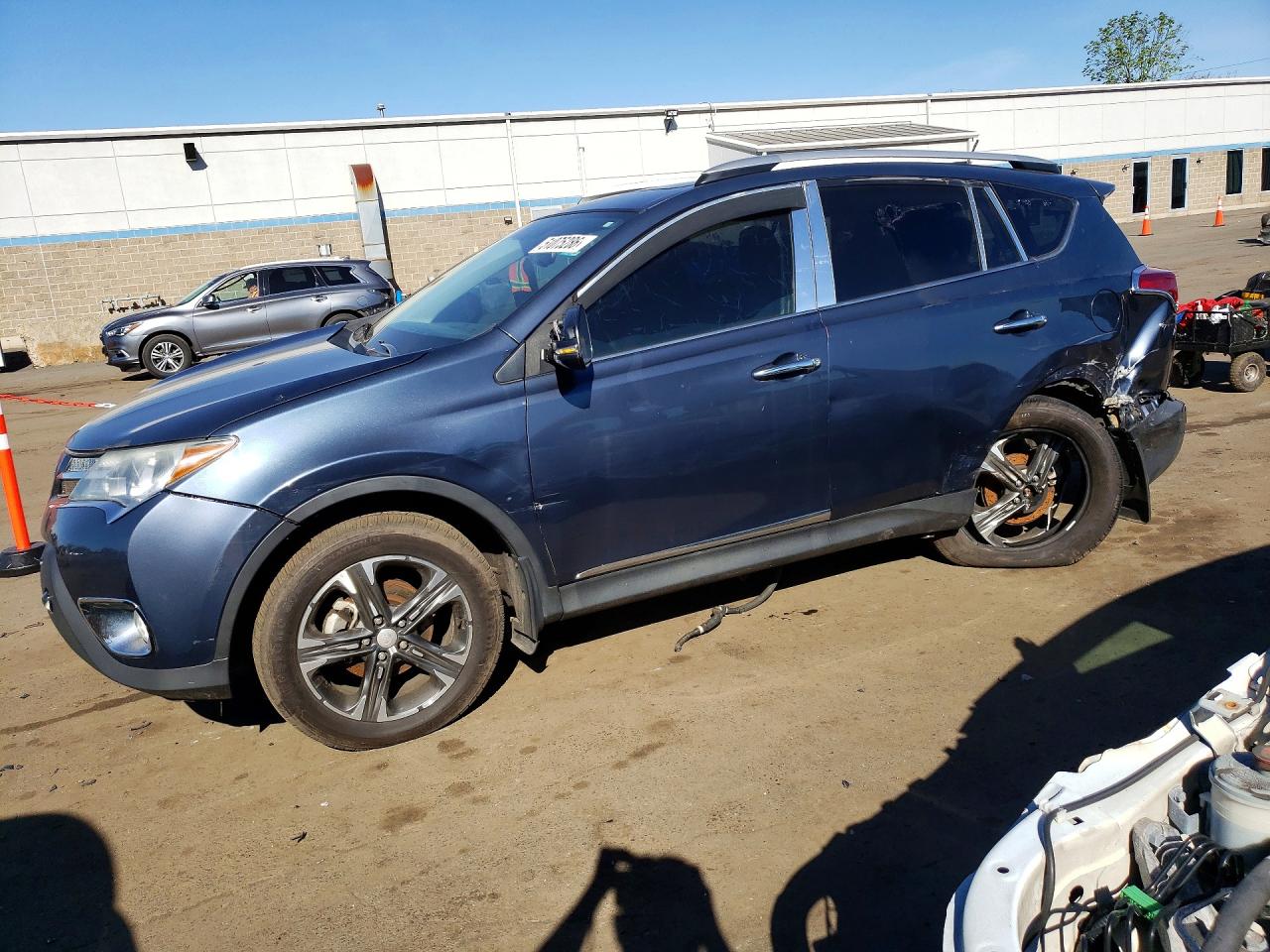 2013 Toyota Rav4 Limited Blue vin: 2T3DFREV4DW102430