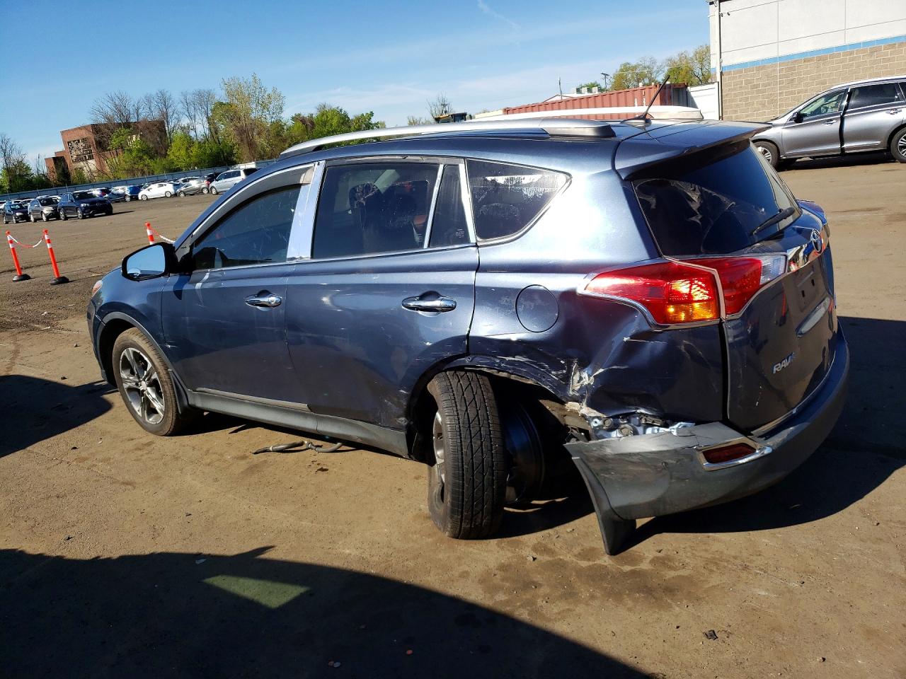 2013 Toyota Rav4 Limited Blue vin: 2T3DFREV4DW102430