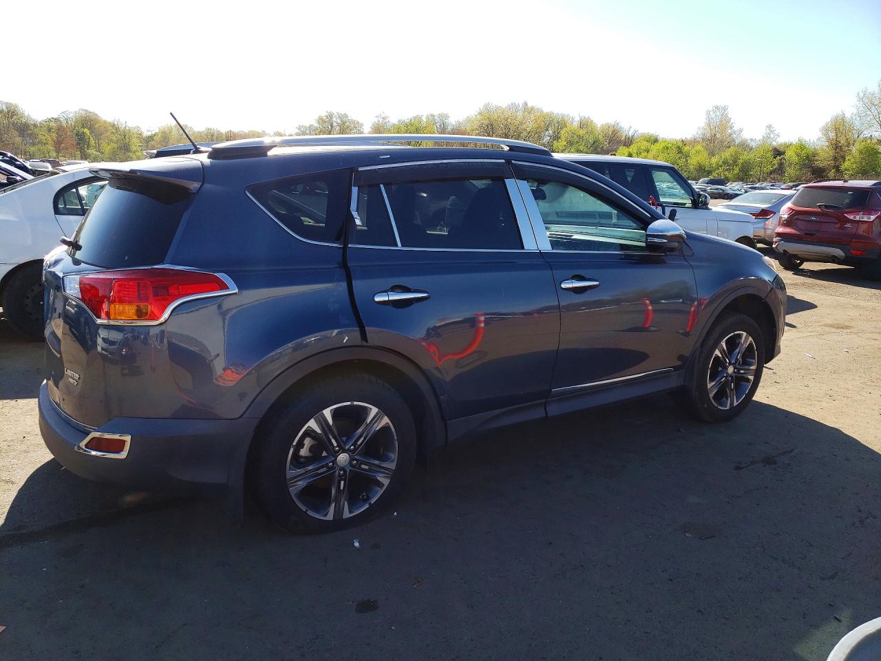 2013 Toyota Rav4 Limited Blue vin: 2T3DFREV4DW102430