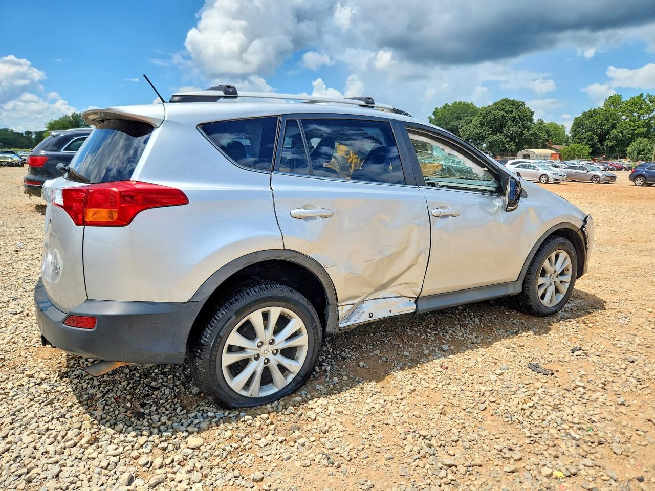 2013 Toyota Rav4 Limited Silver vin: 2T3DFREV4DW110561
