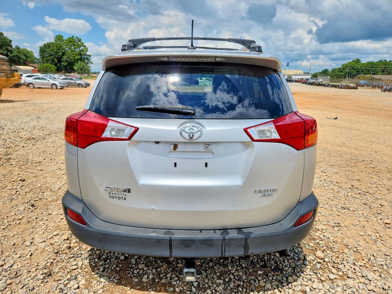 2013 Toyota Rav4 Limited Silver vin: 2T3DFREV4DW110561