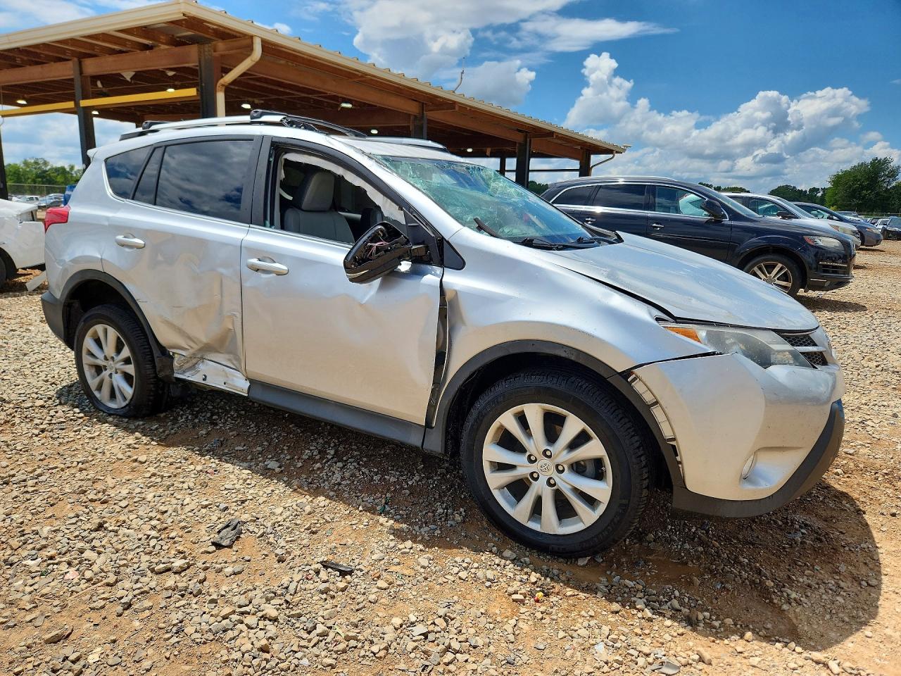 2013 Toyota Rav4 Limited Silver vin: 2T3DFREV4DW110561
