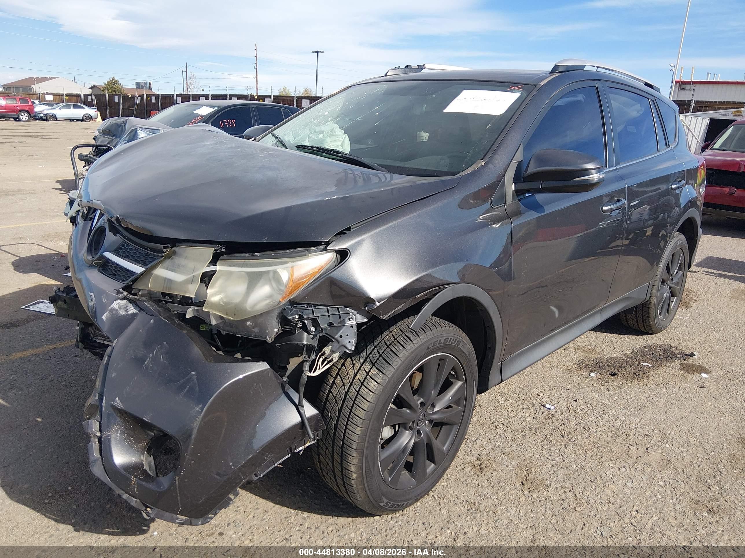 2013 Toyota Rav4 Limited Gray vin: 2T3DFREV4DW112357