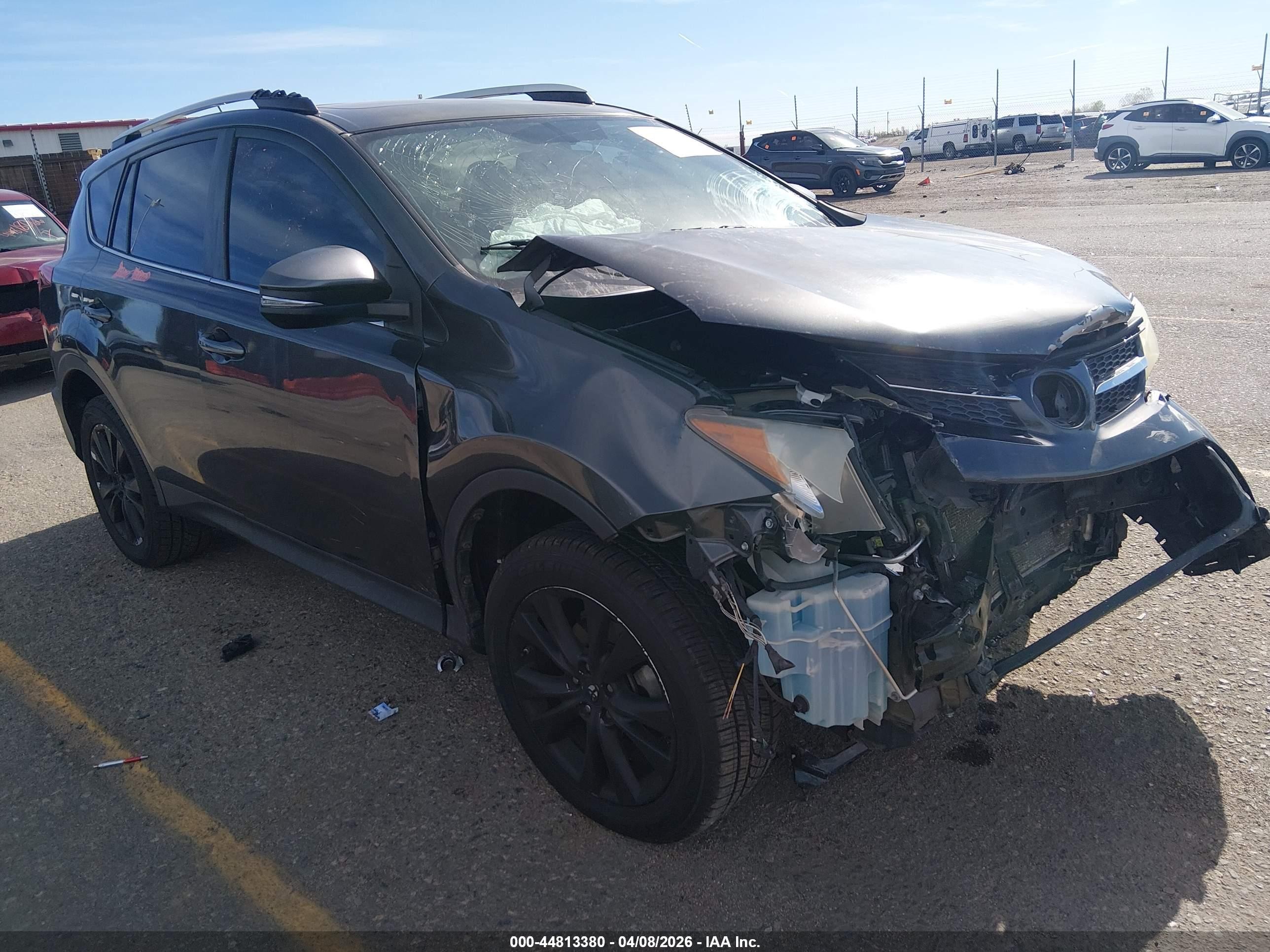 2013 Toyota Rav4 Limited Gray vin: 2T3DFREV4DW112357