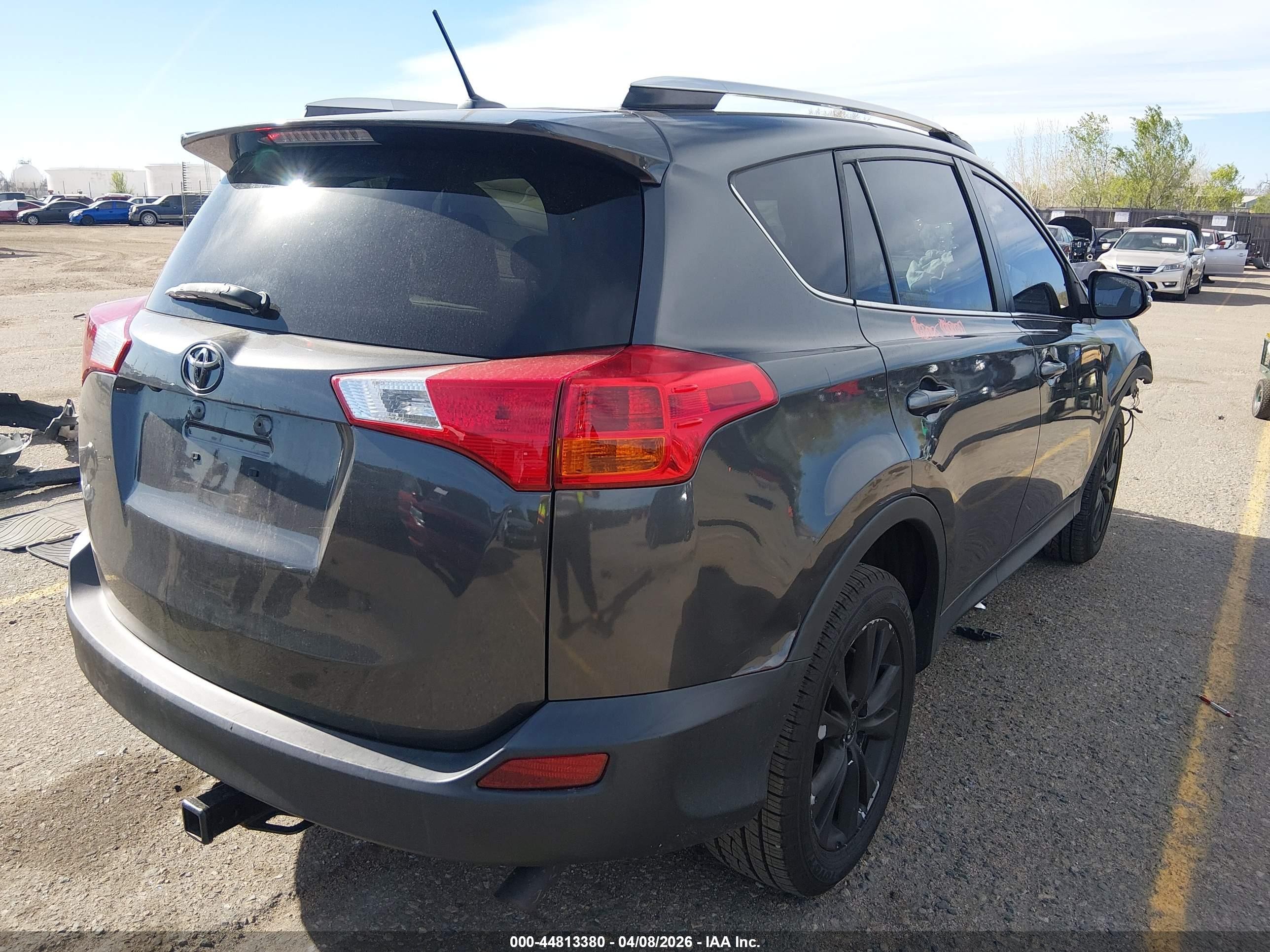 2013 Toyota Rav4 Limited Gray vin: 2T3DFREV4DW112357