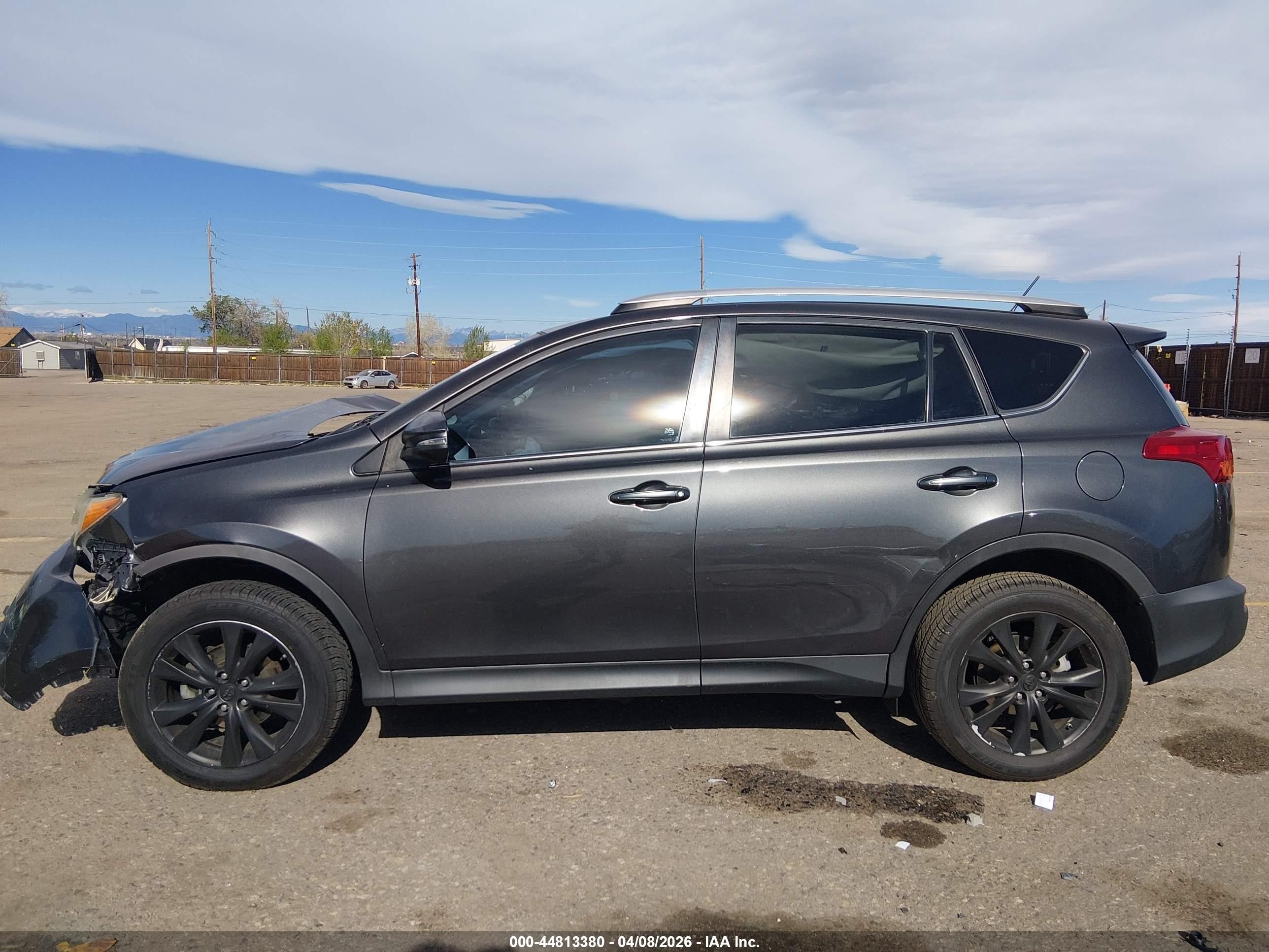 2013 Toyota Rav4 Limited Gray vin: 2T3DFREV4DW112357