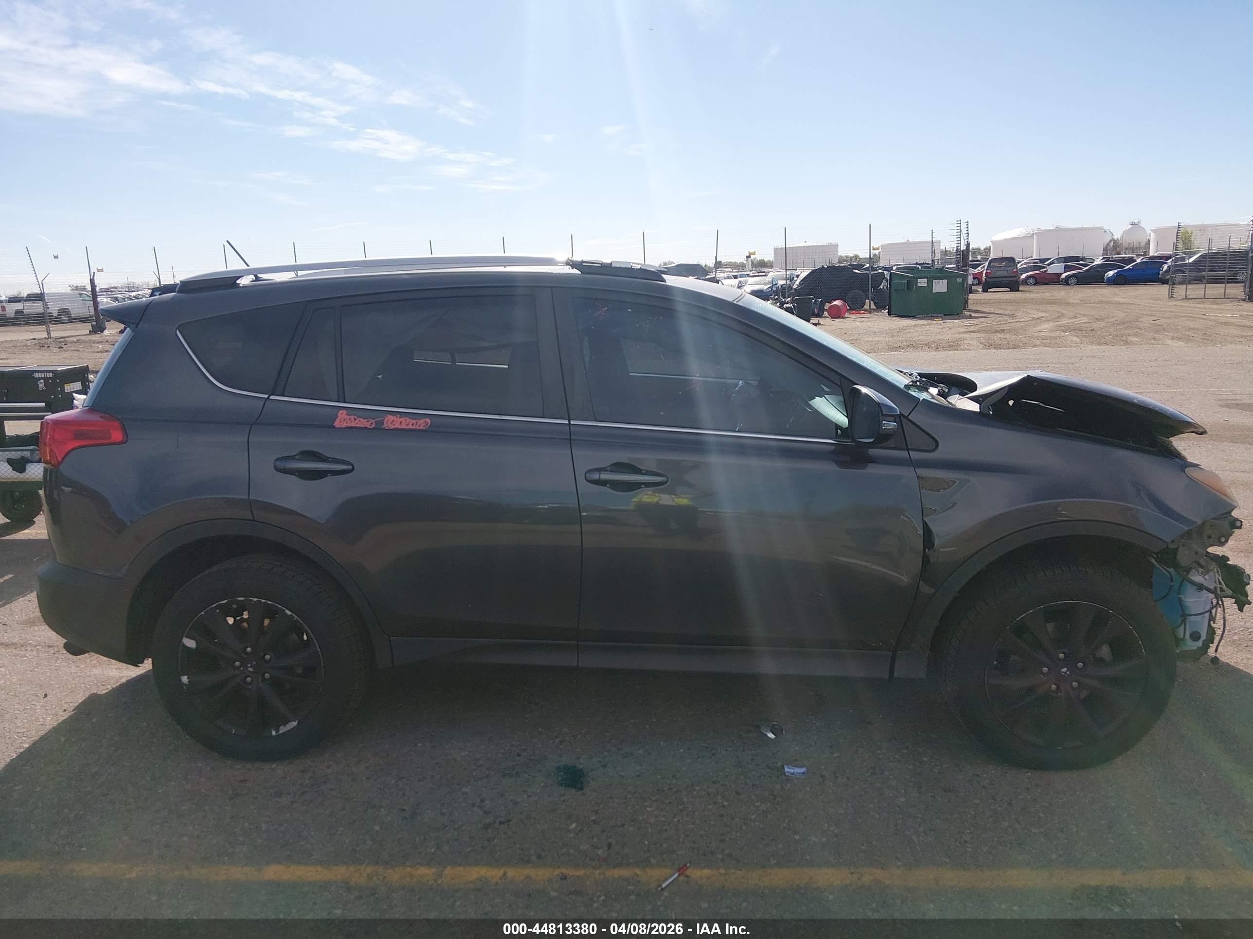 2013 Toyota Rav4 Limited Gray vin: 2T3DFREV4DW112357