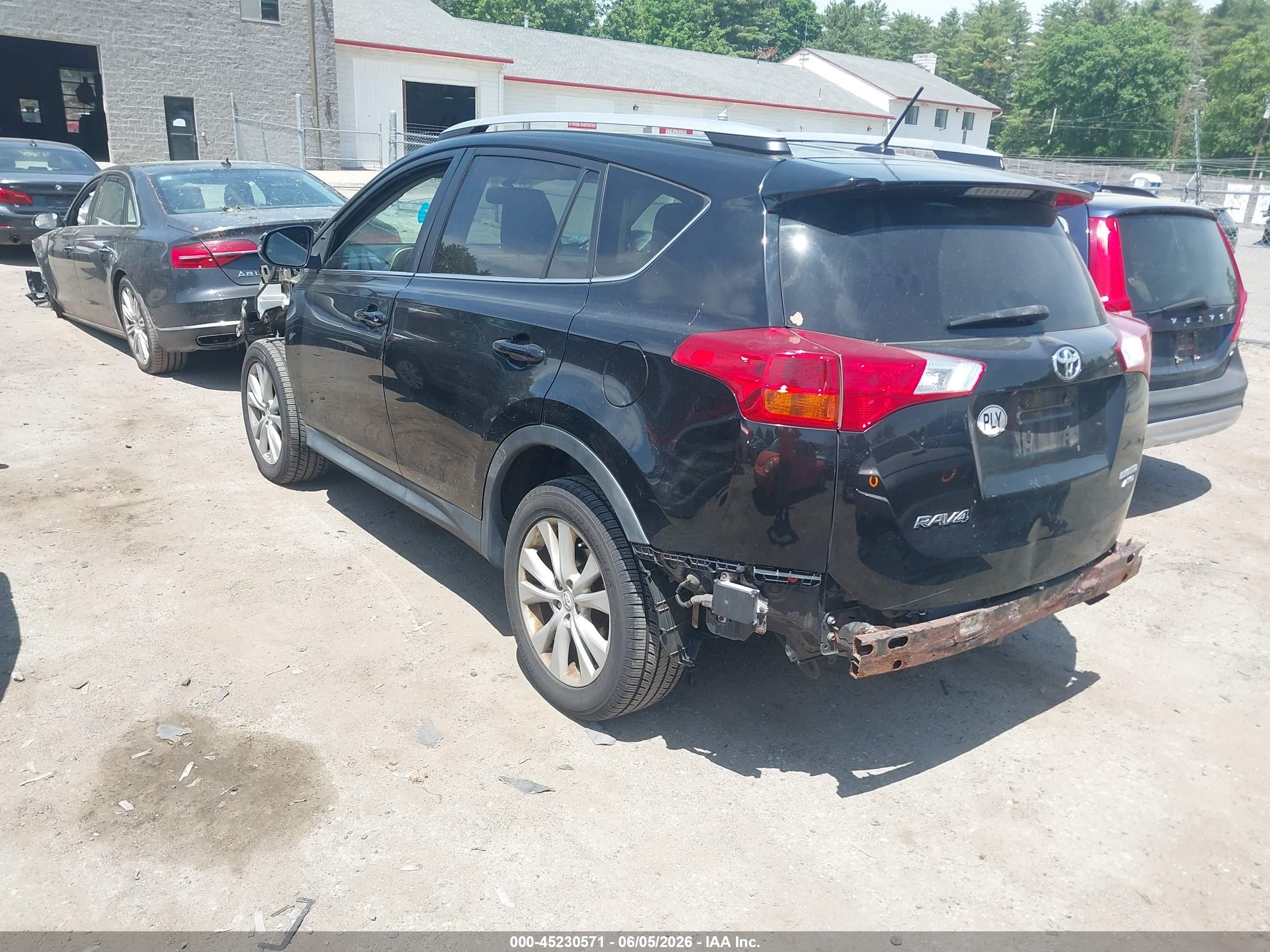 2013 Toyota Rav4 Limited Black vin: 2T3DFREV4DW116988