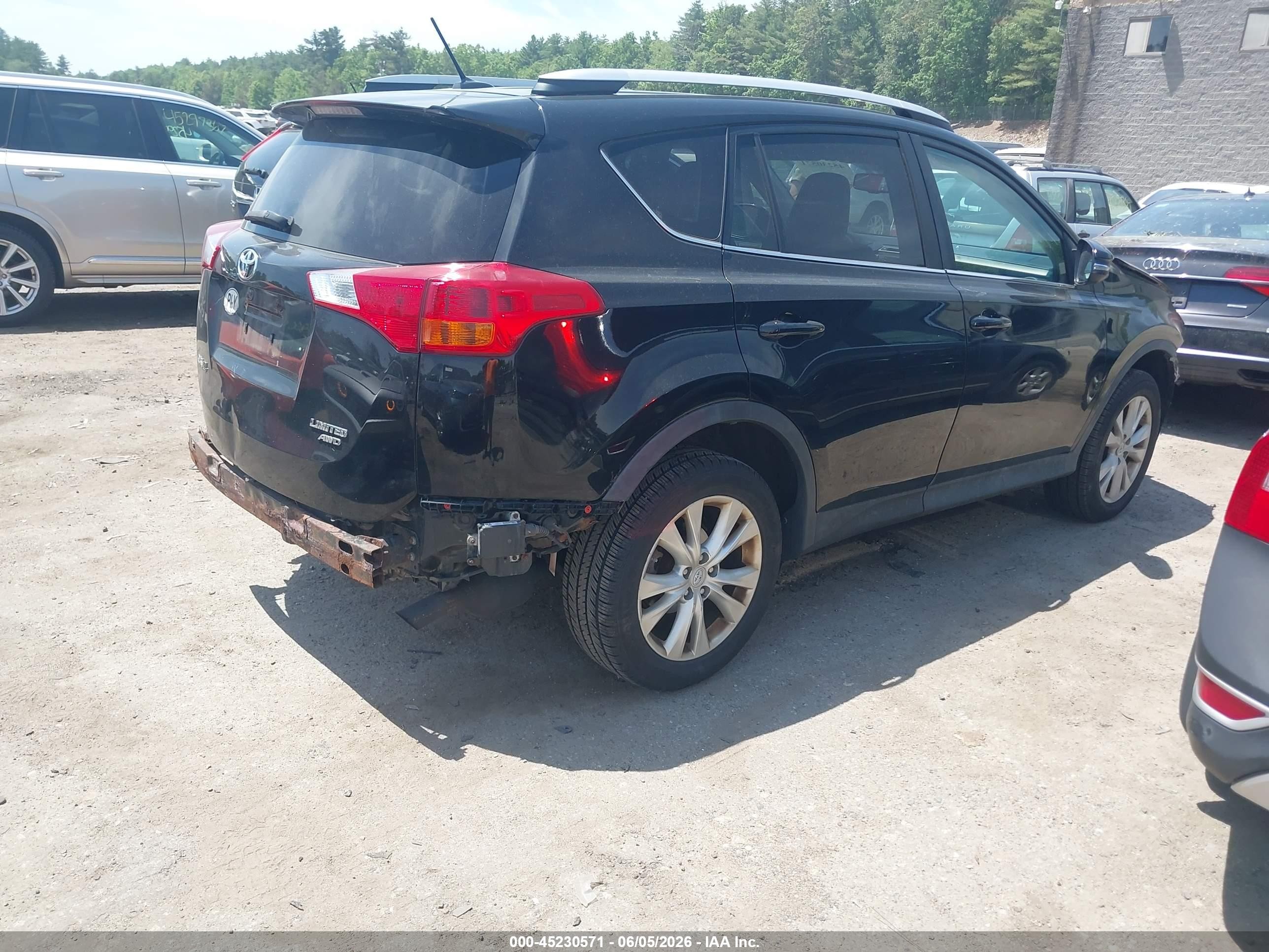 2013 Toyota Rav4 Limited Black vin: 2T3DFREV4DW116988