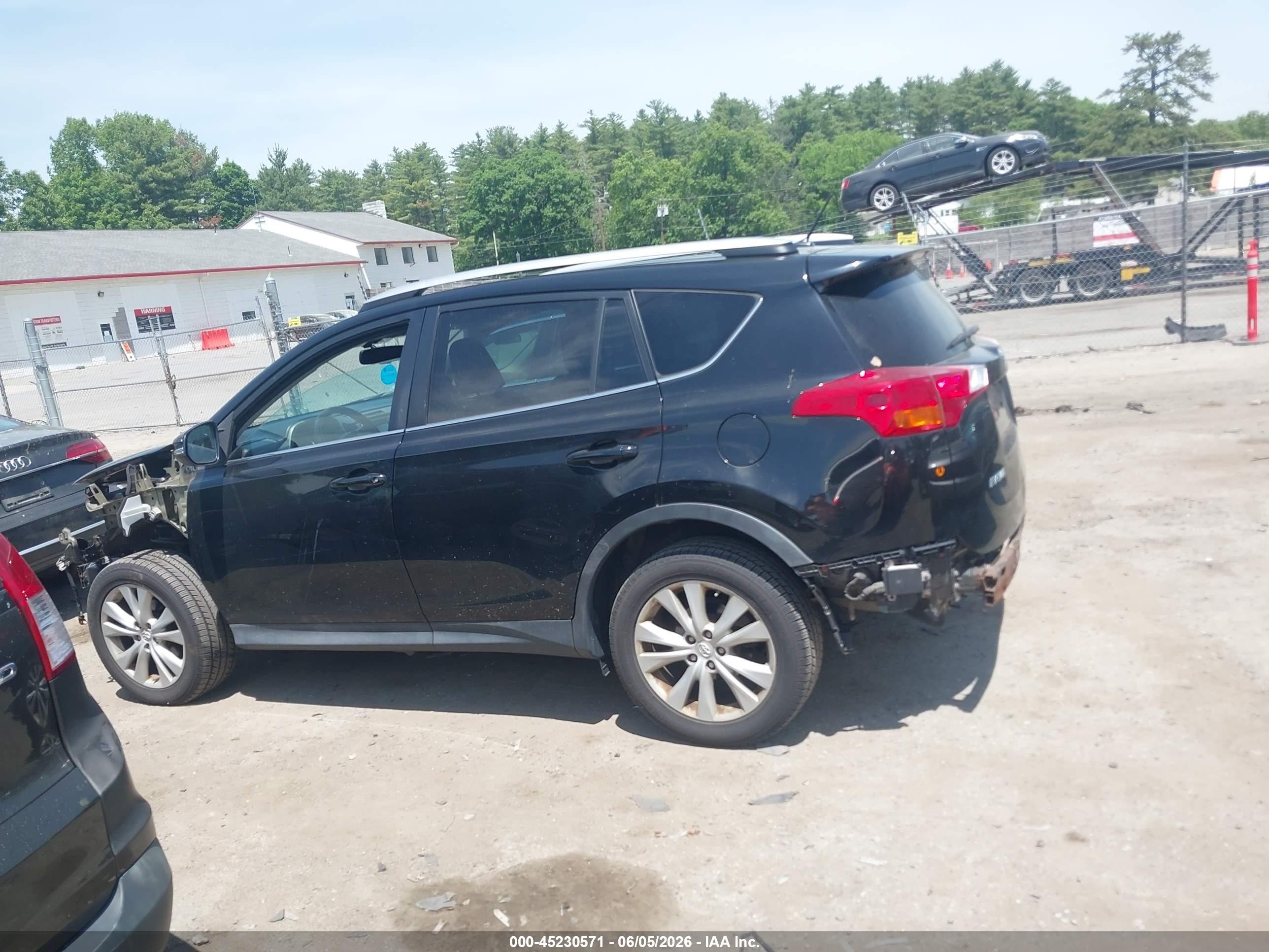 2013 Toyota Rav4 Limited Black vin: 2T3DFREV4DW116988