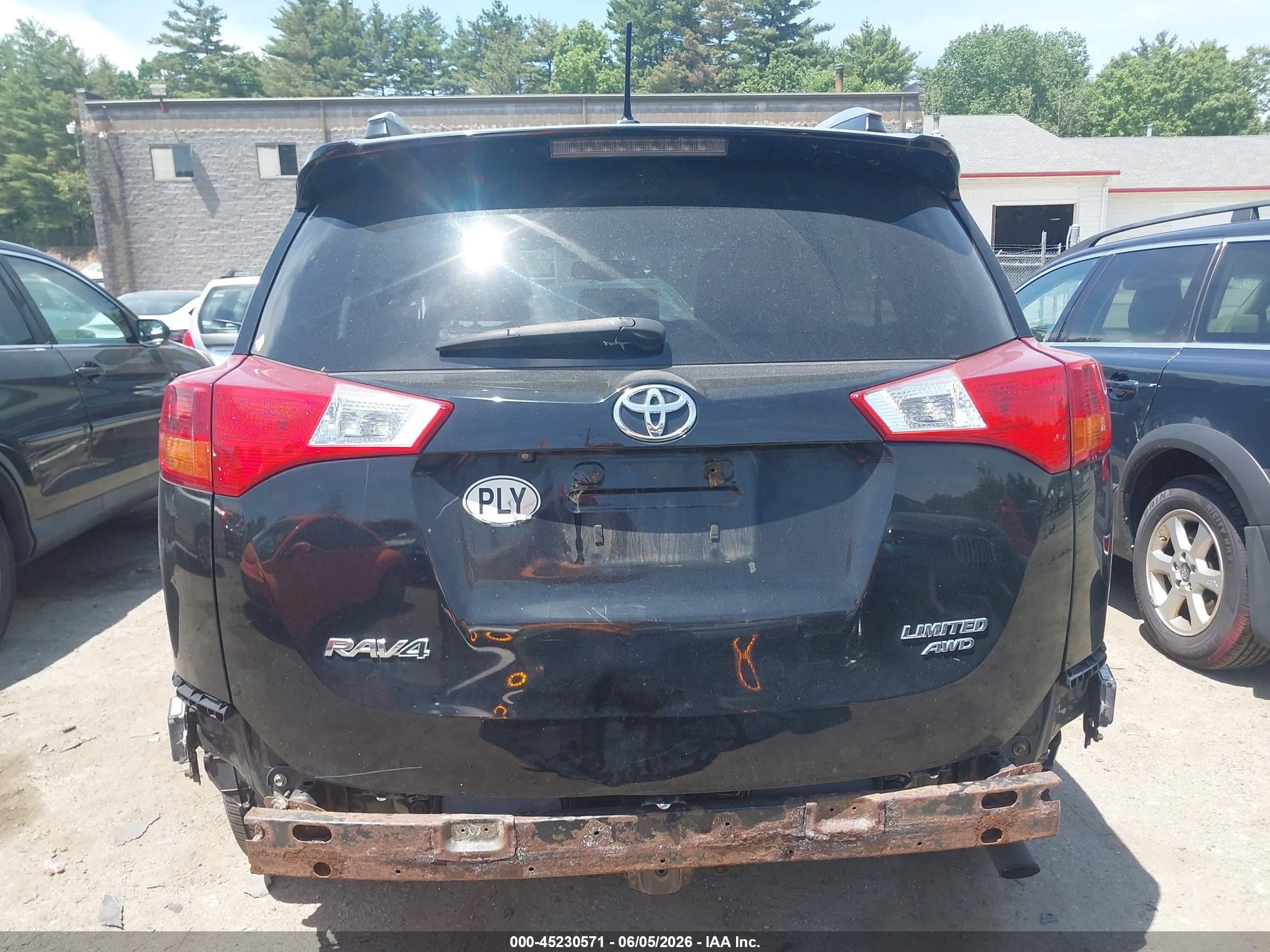 2013 Toyota Rav4 Limited Black vin: 2T3DFREV4DW116988