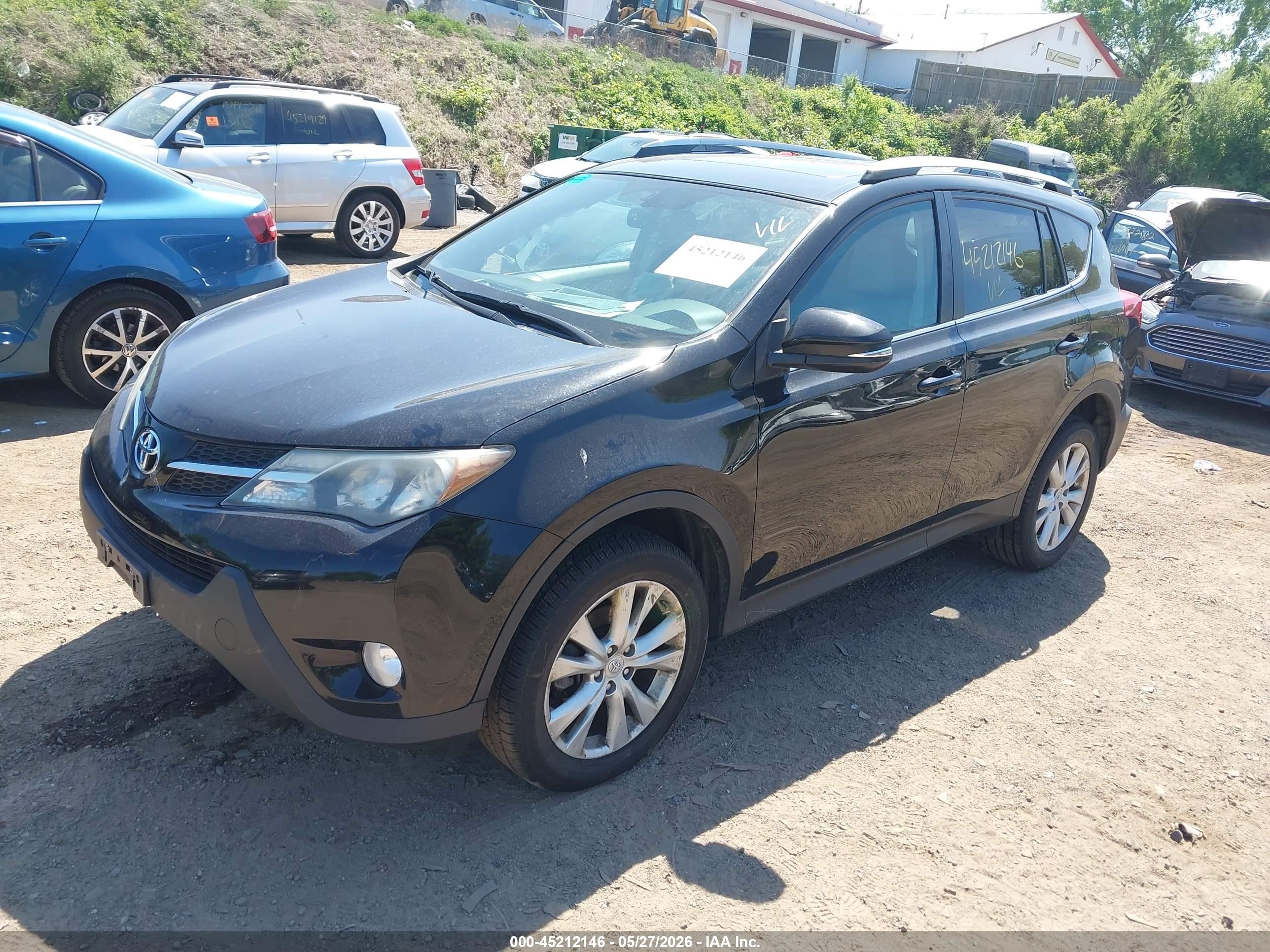 2013 Toyota Rav4 Limited Черный vin: 2T3DFREV4DW122922