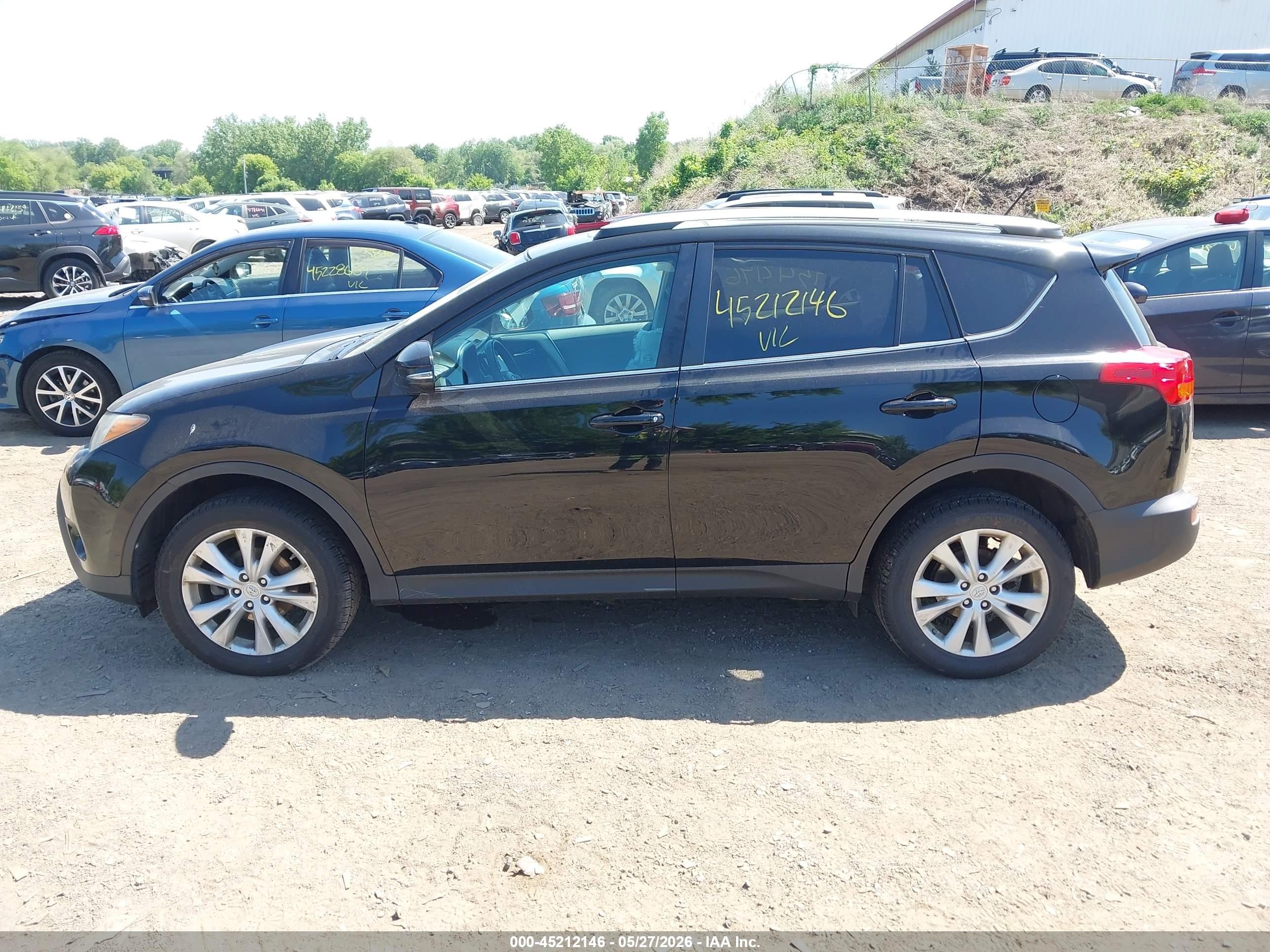 2013 Toyota Rav4 Limited Черный vin: 2T3DFREV4DW122922