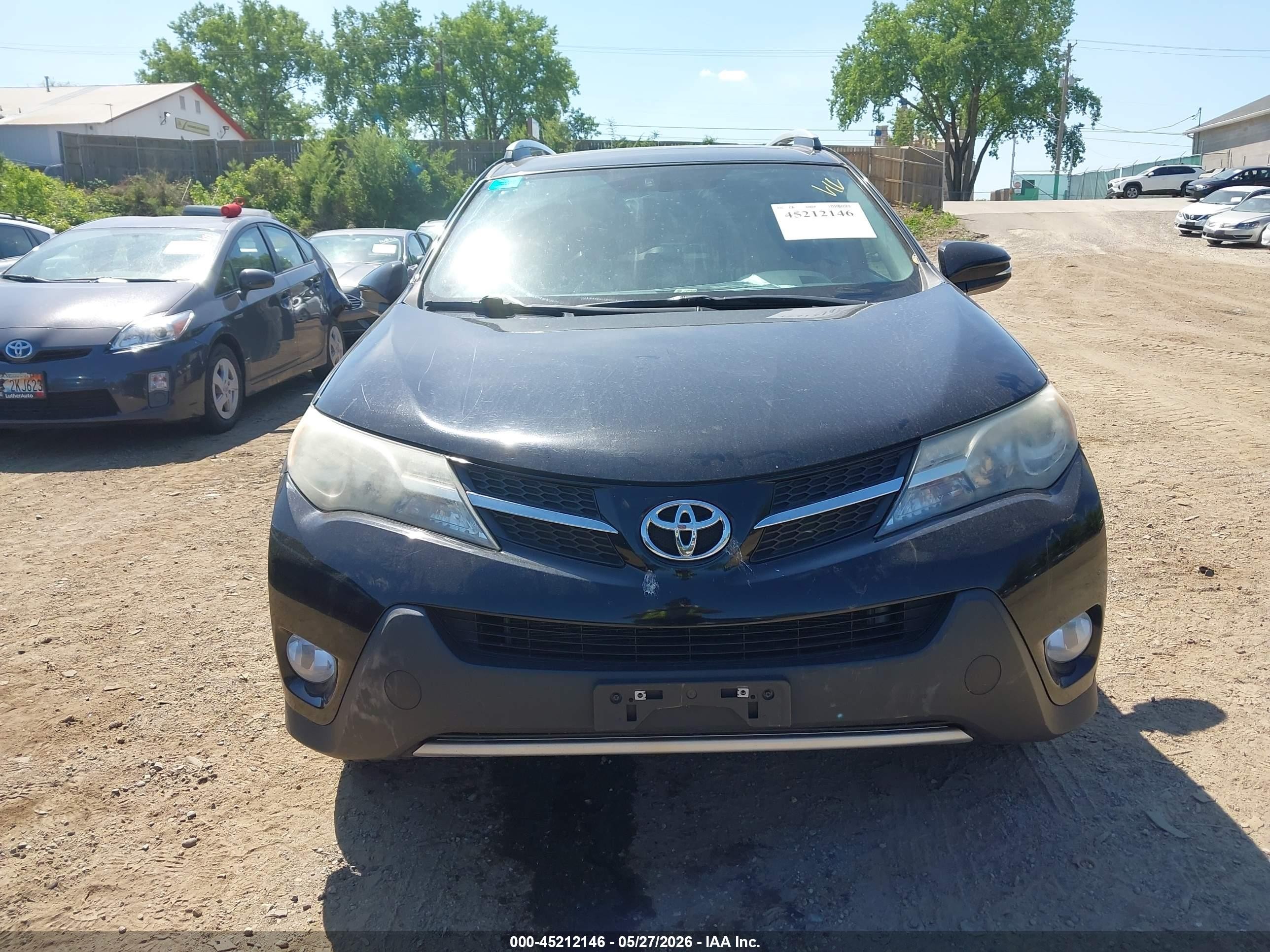 2013 Toyota Rav4 Limited Черный vin: 2T3DFREV4DW122922