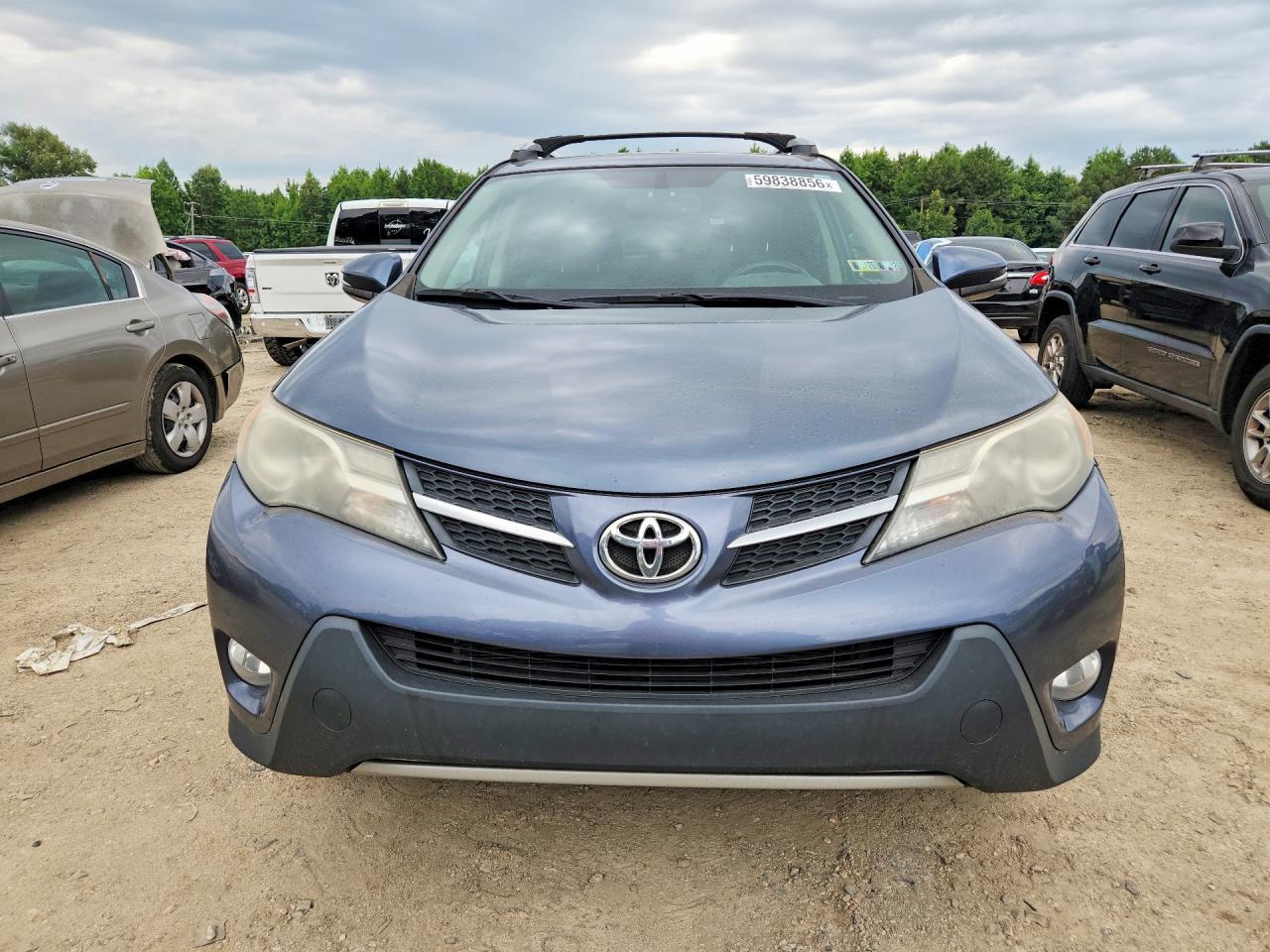 2014 Toyota Rav4 Limited Blue vin: 2T3DFREV4EW127474