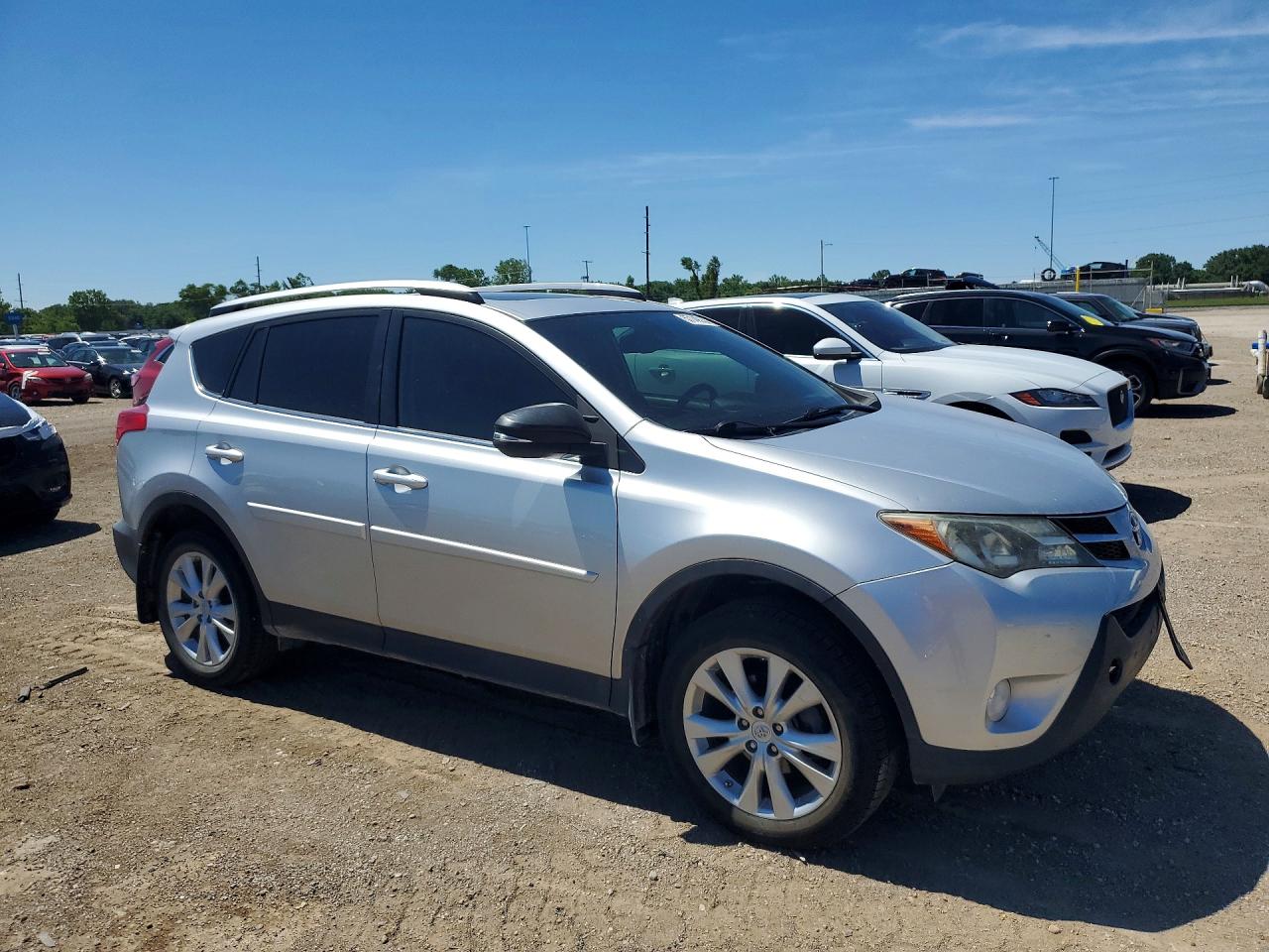 2014 Toyota Rav4 Limited Silver vin: 2T3DFREV4EW148549