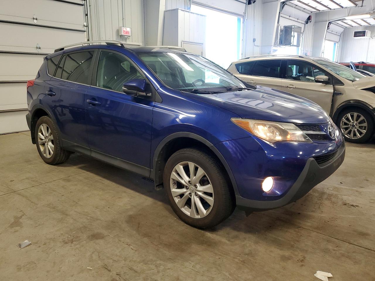 2014 Toyota Rav4 Limited Blue vin: 2T3DFREV4EW172530
