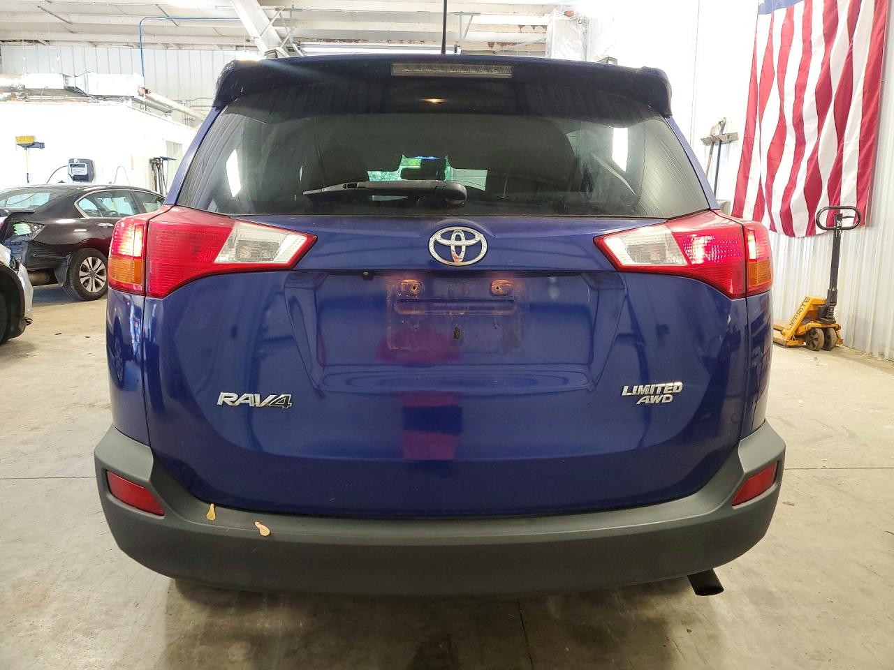 2014 Toyota Rav4 Limited Blue vin: 2T3DFREV4EW172530