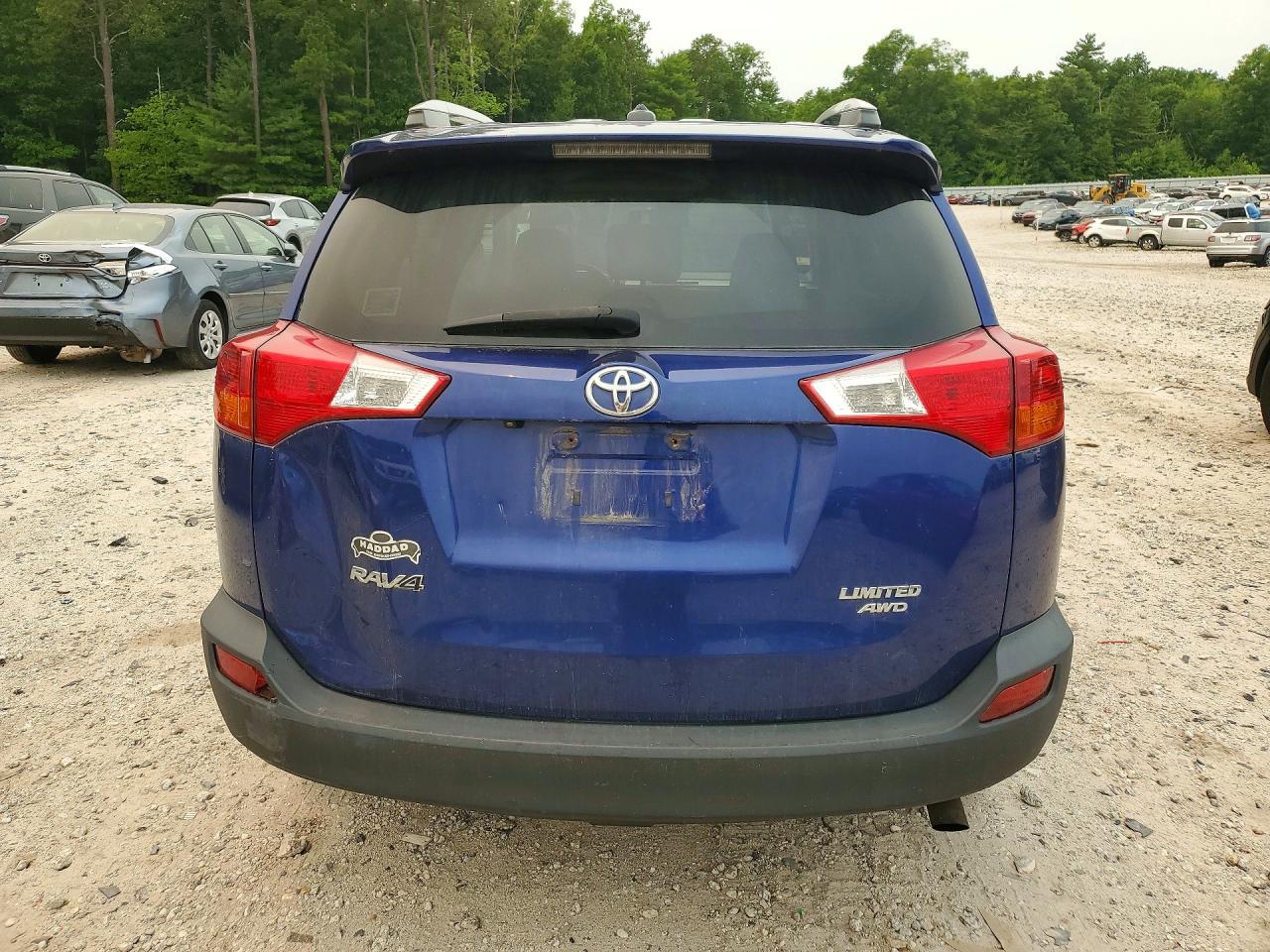 2014 Toyota Rav4 Limited Blue vin: 2T3DFREV4EW216705
