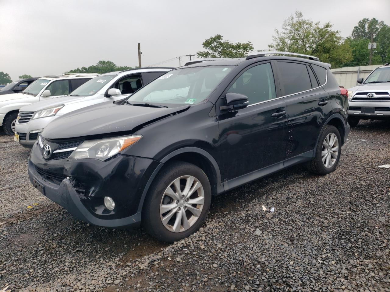 2014 Toyota Rav4 Limited Black vin: 2T3DFREV4EW219586