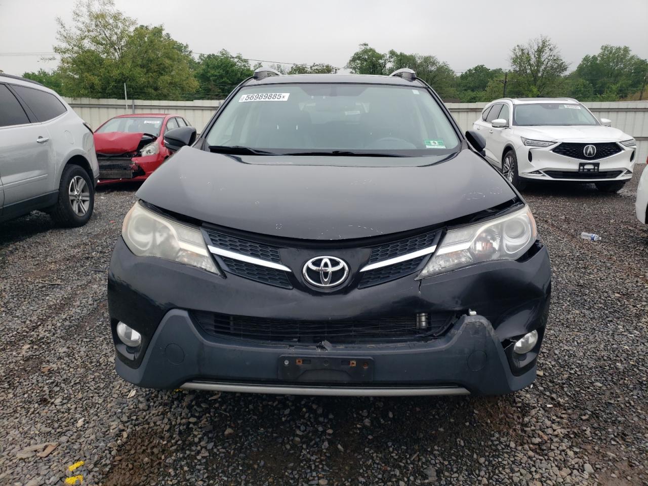 2014 Toyota Rav4 Limited Black vin: 2T3DFREV4EW219586