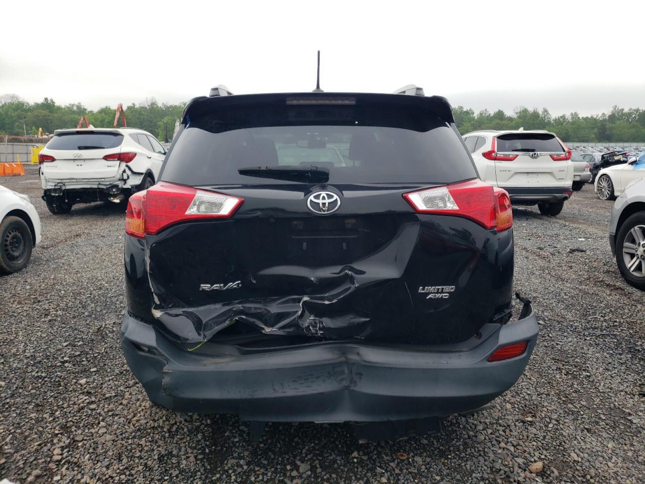 2014 Toyota Rav4 Limited Black vin: 2T3DFREV4EW219586