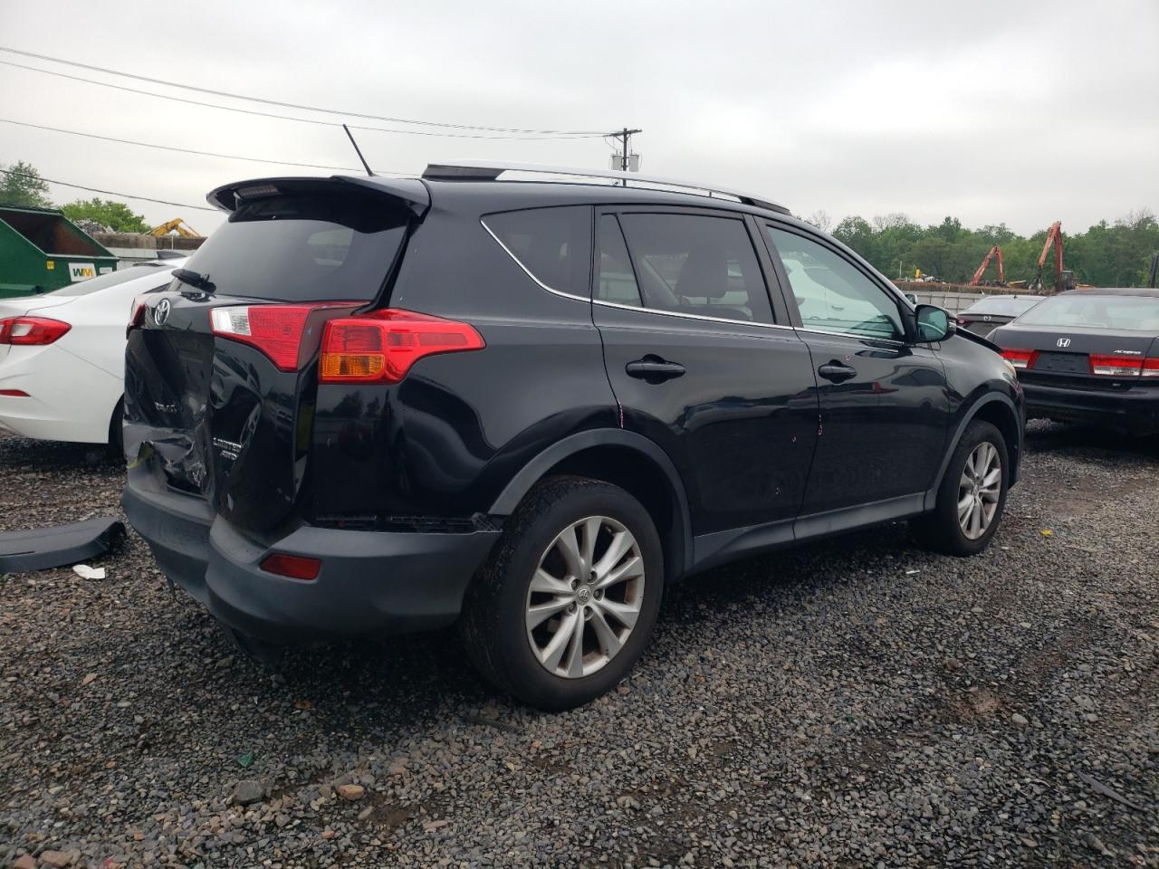 2014 Toyota Rav4 Limited Black vin: 2T3DFREV4EW219586