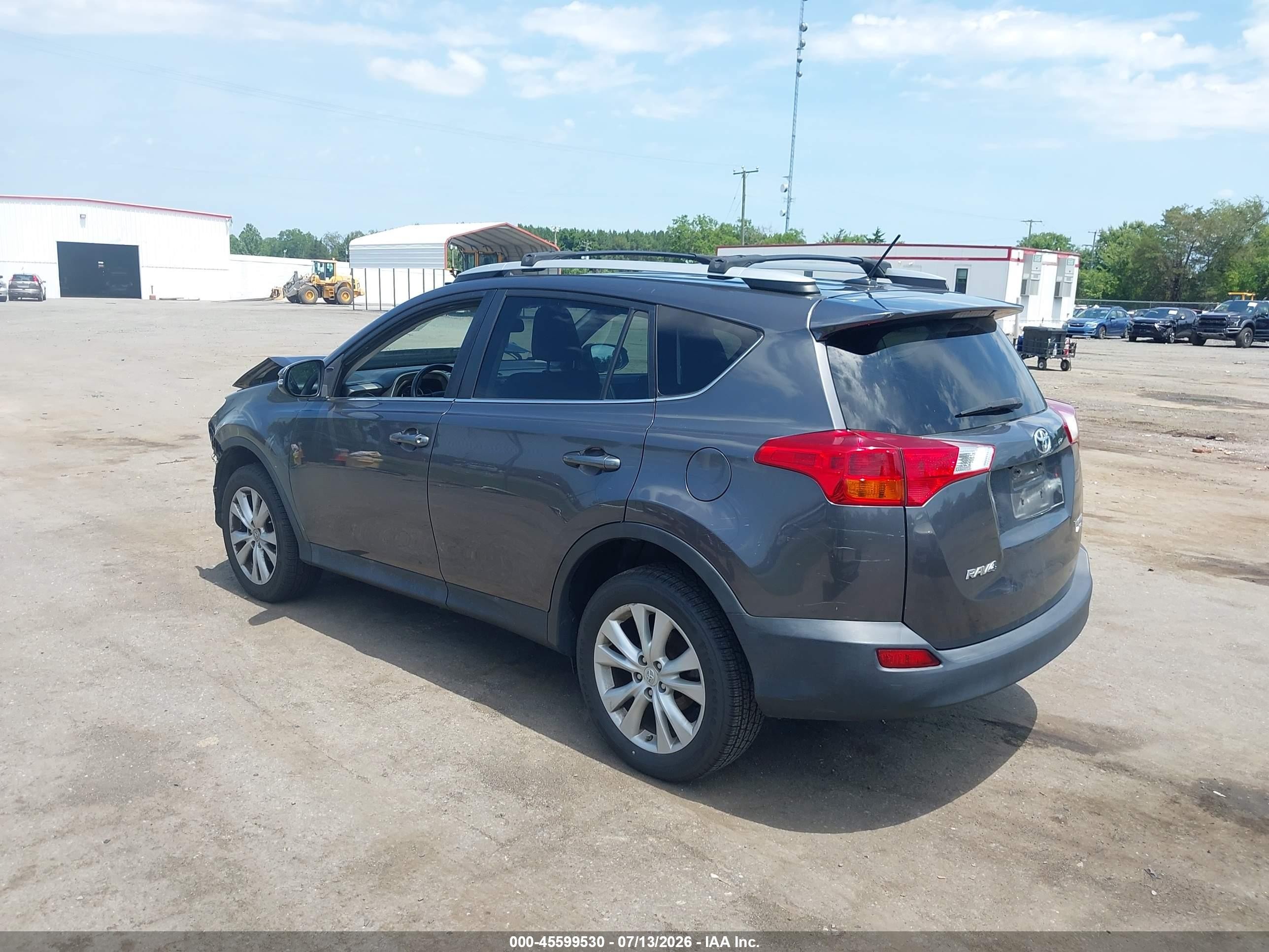 2014 Toyota Rav4 Limited Gray vin: 2T3DFREV4EW221483