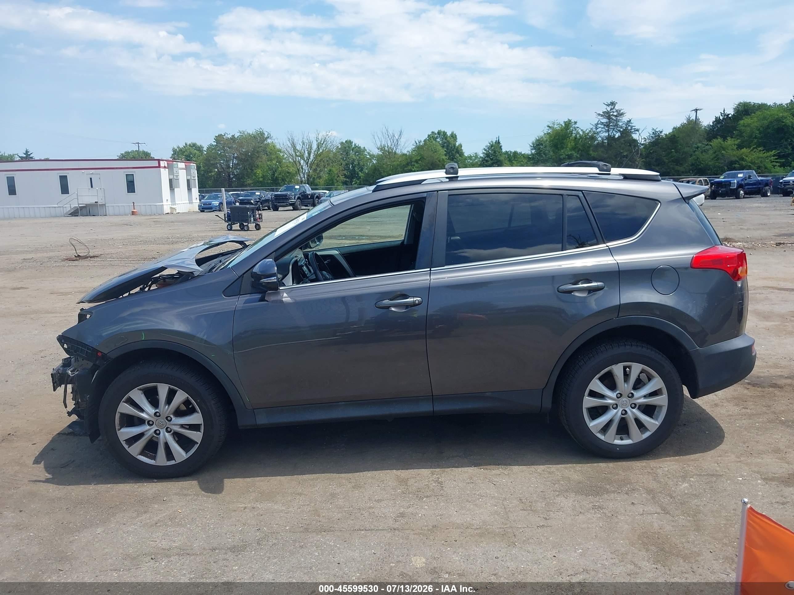 2014 Toyota Rav4 Limited Gray vin: 2T3DFREV4EW221483