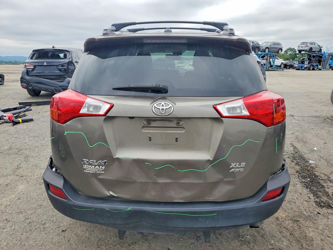 2014 Toyota Rav4 Limited Gray vin: 2T3DFREV4EW224481