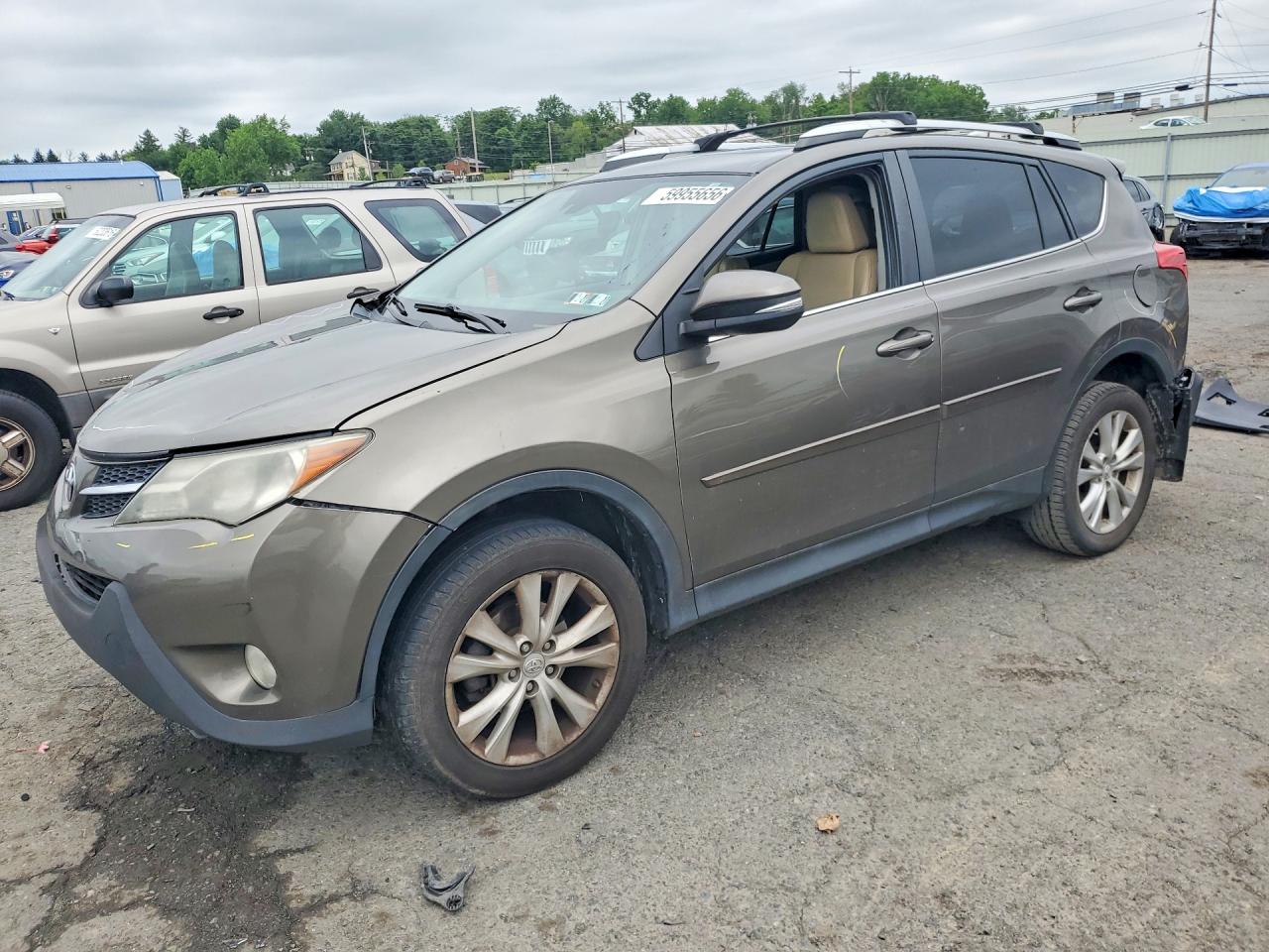 2014 Toyota Rav4 Limited Gray vin: 2T3DFREV4EW224481