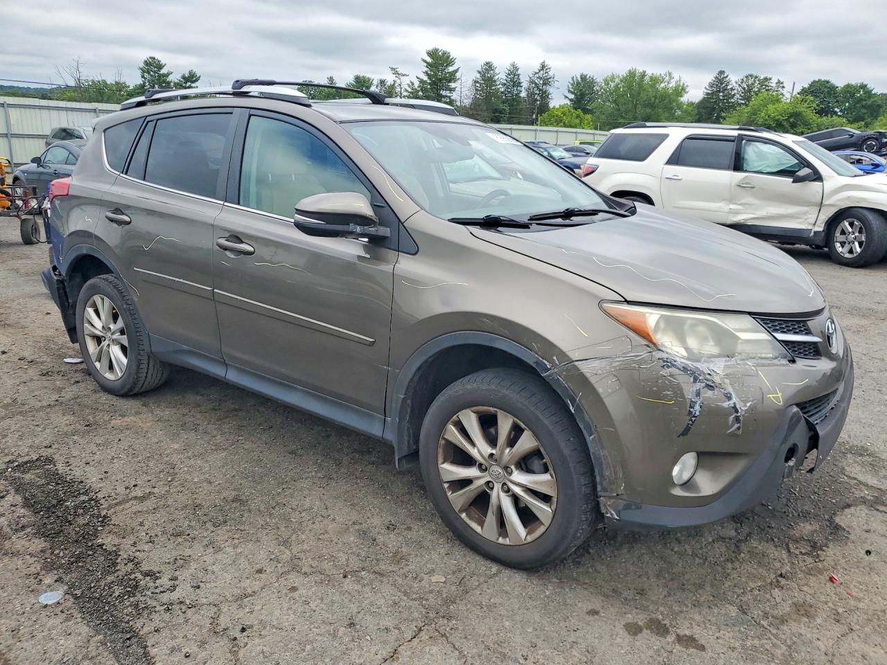 2014 Toyota Rav4 Limited Gray vin: 2T3DFREV4EW224481