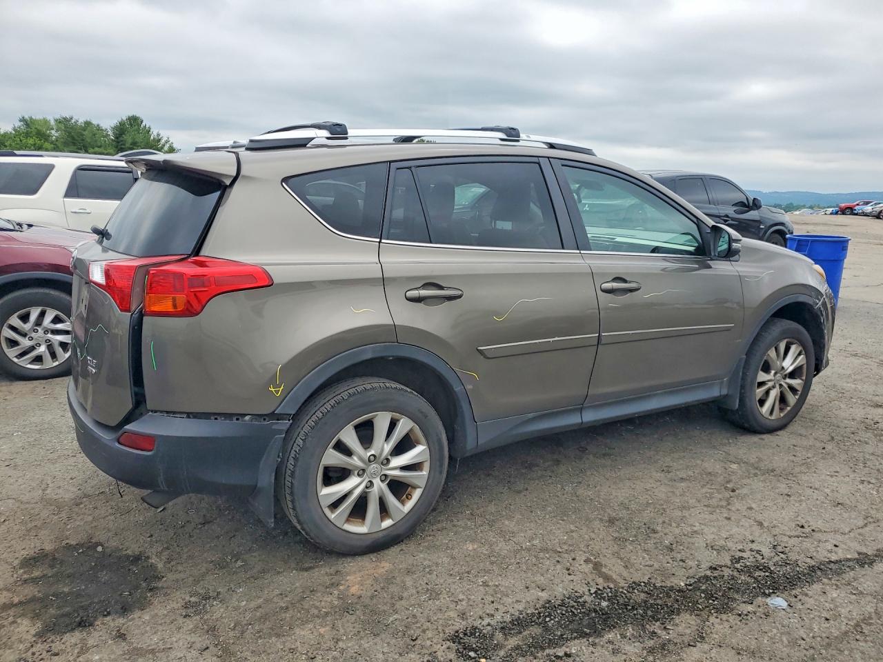 2014 Toyota Rav4 Limited Gray vin: 2T3DFREV4EW224481