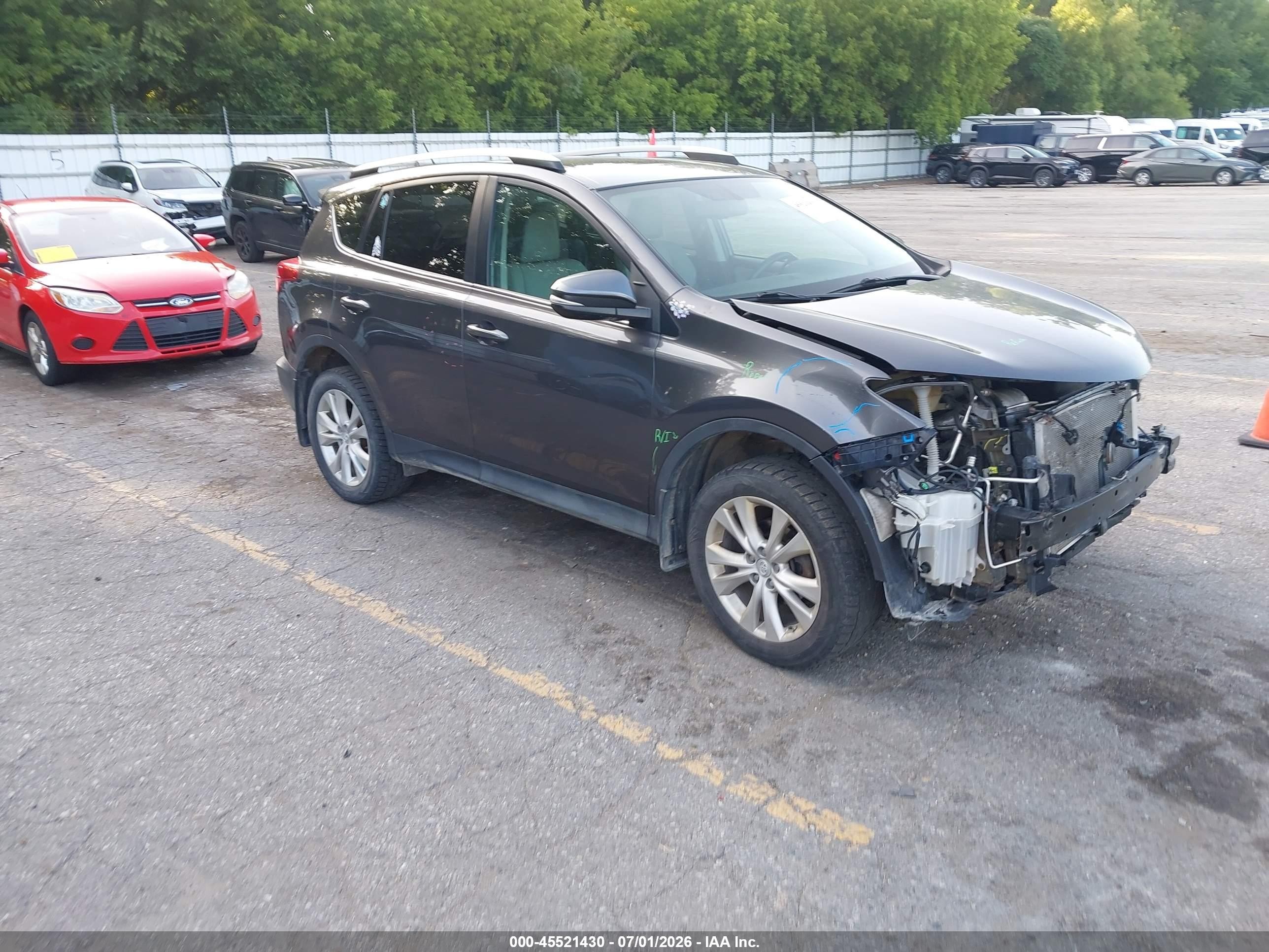 2015 Toyota Rav4 Limited Gray vin: 2T3DFREV4FW321049