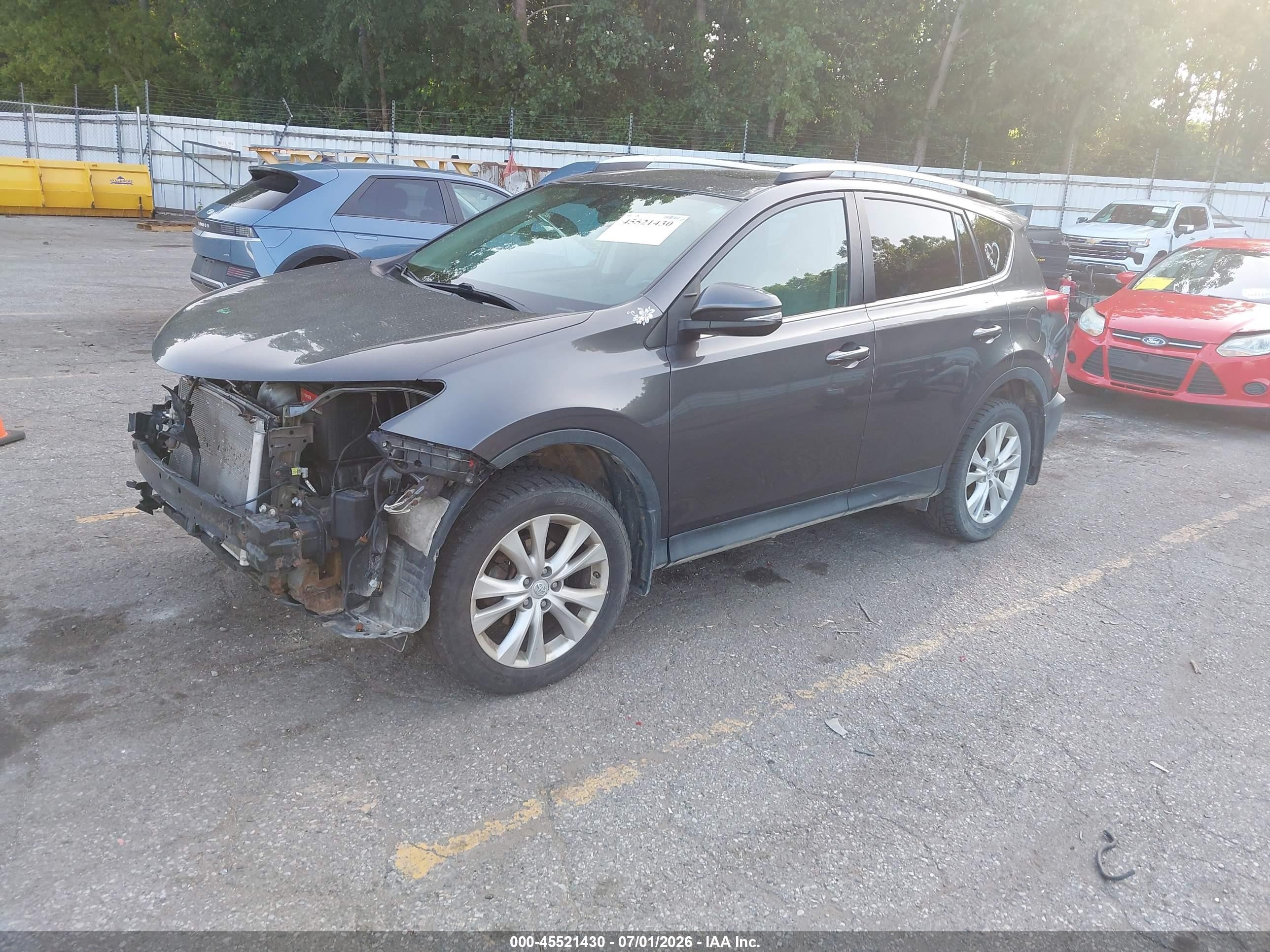 2015 Toyota Rav4 Limited Gray vin: 2T3DFREV4FW321049