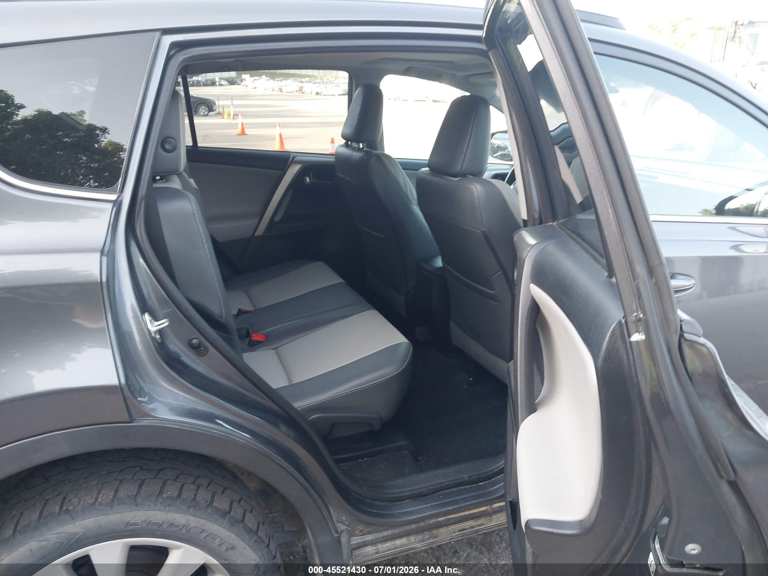 2015 Toyota Rav4 Limited Gray vin: 2T3DFREV4FW321049
