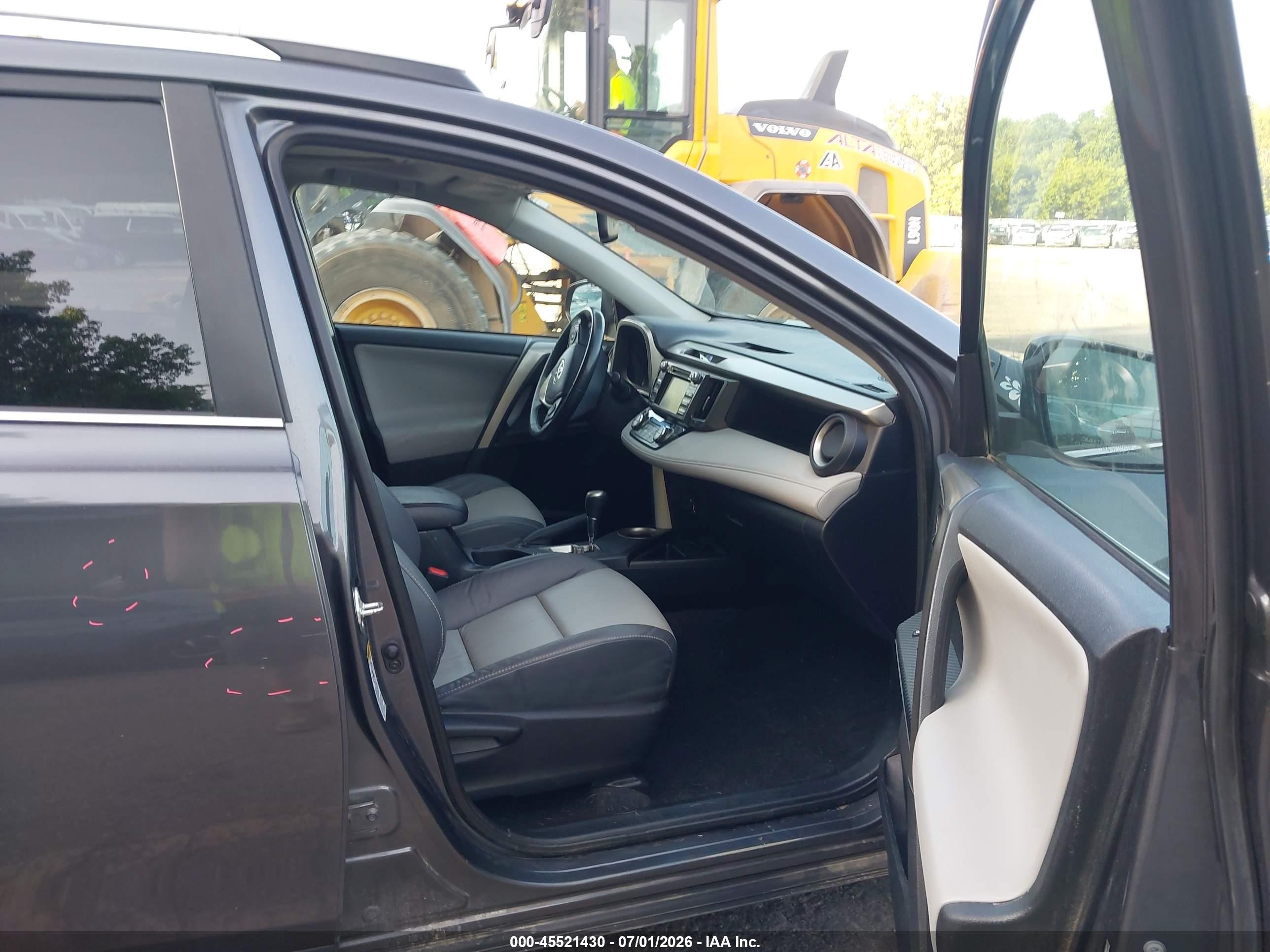 2015 Toyota Rav4 Limited Gray vin: 2T3DFREV4FW321049
